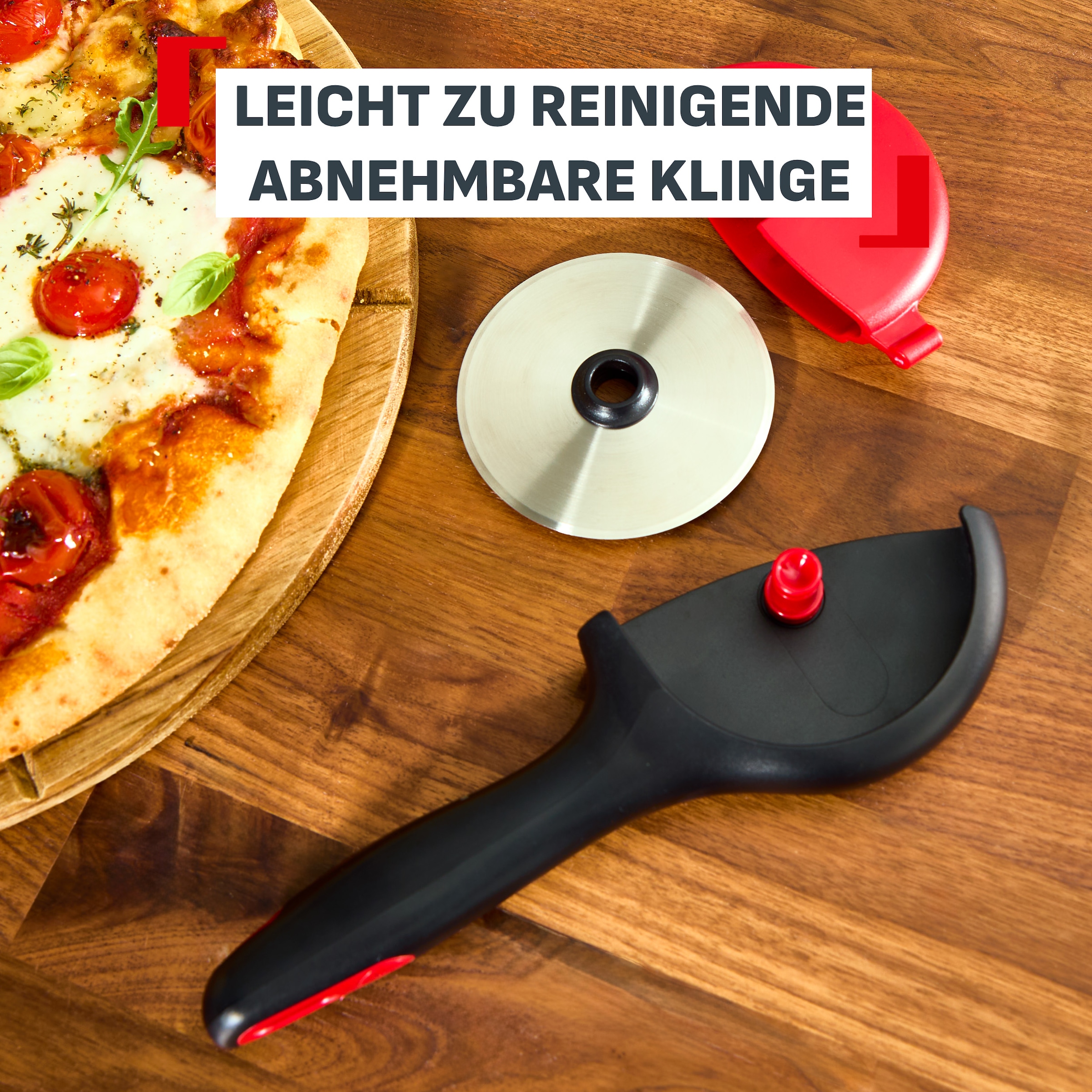Tefal Pizzaschneider »Ingenio+« hitzebeständig bis 230°C, spülmaschinenfest, verstärktes Nylon