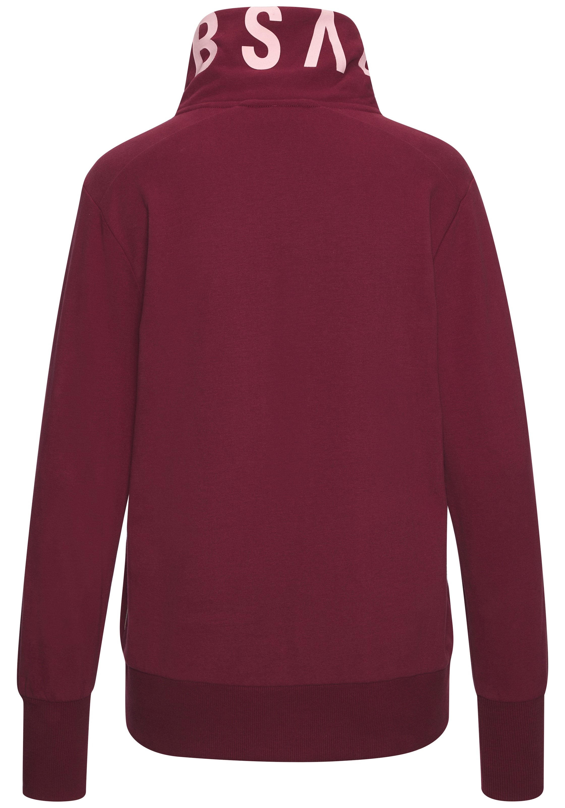 Elbsand Sweatjacke »Alvis« mit Logodruck am Kragen, bequeme Freizeitjacke