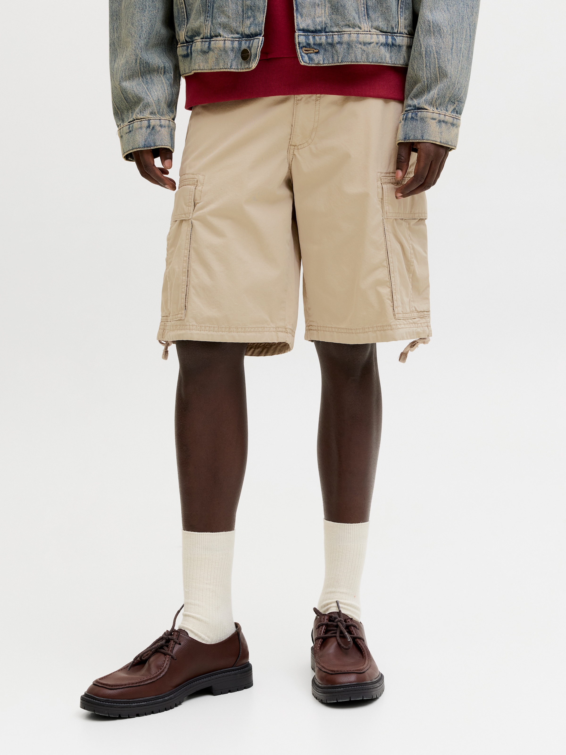 Jack & Jones Cargohose »JPSTCOLE FRANK CARGO SHORT MID SN«  mit Seitentaschen