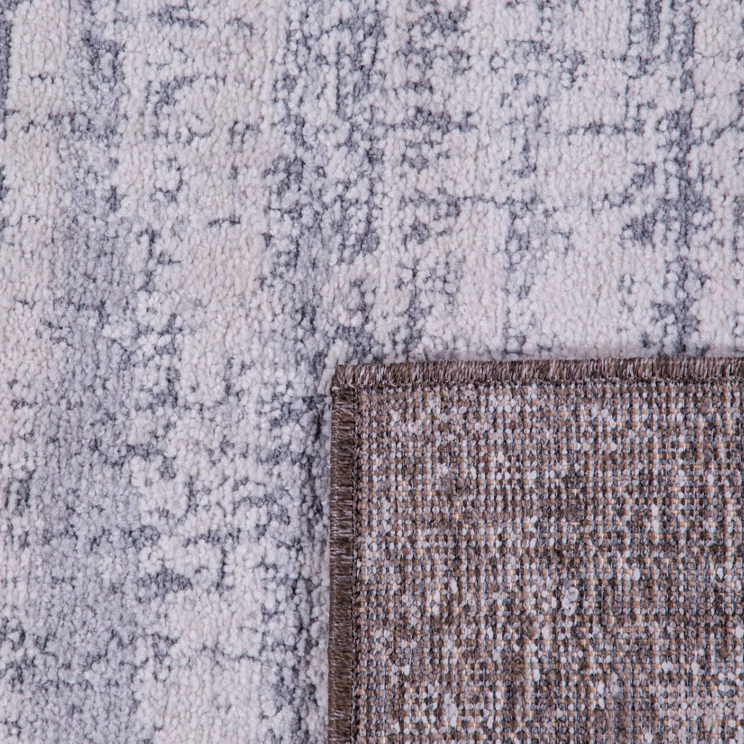 Paco Home Teppich »Catania 842«, rechteckig, 13 mm Höhe, Kurzflor, meliert, modernes Design, mit Bordüre