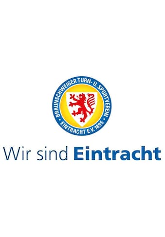 Wandtattoo »Wir sind Eintracht Braunschweig«, (Set, 1 St.), selbstklebend, entfernbar