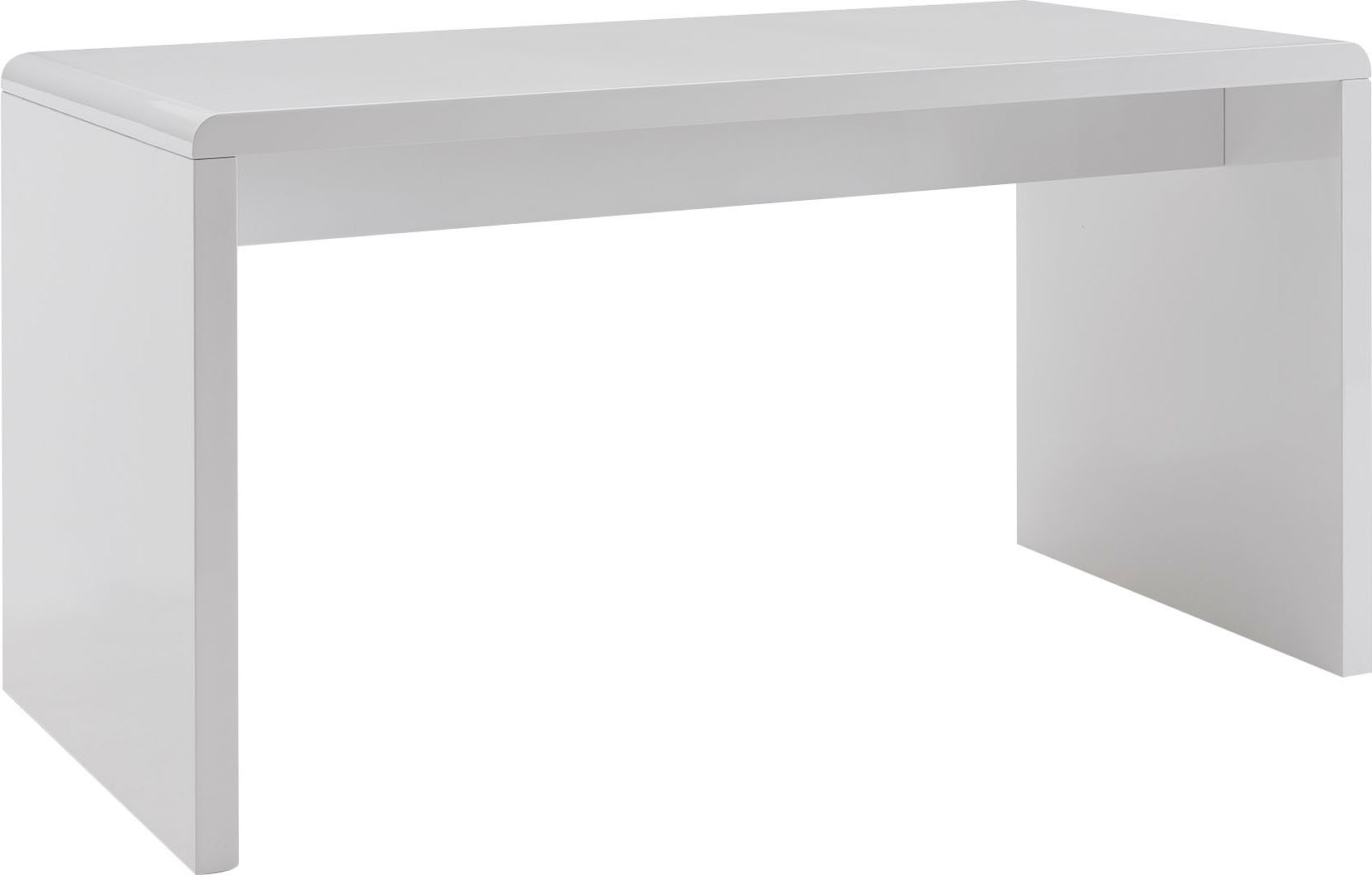 SalesFever Schreibtisch, Weiß hochglanz lackiert bei OTTO