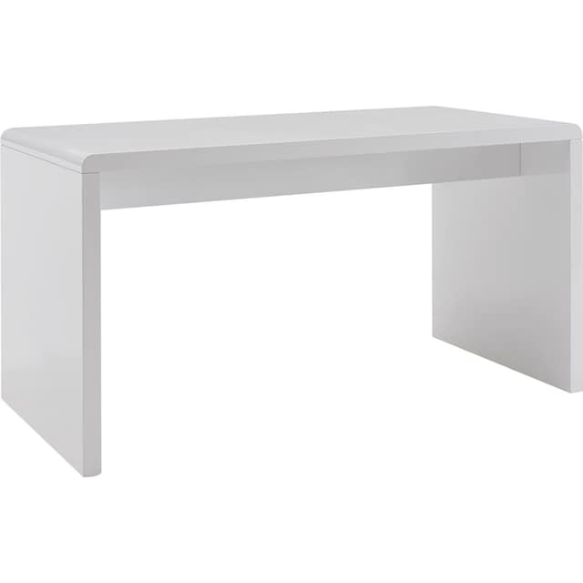 SalesFever Schreibtisch, Weiß hochglanz lackiert bei OTTO