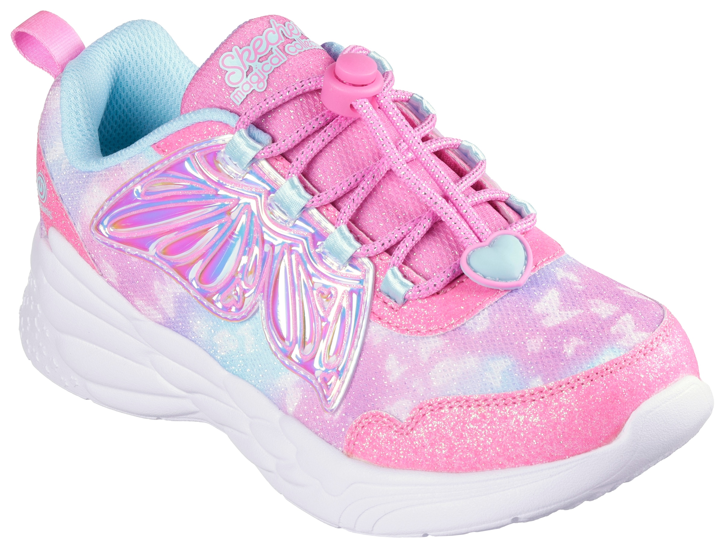 Skechers Sneaker »DREAM RACER«, Schlupfschuh, Slip-On Sneaker mit buntem Motiv