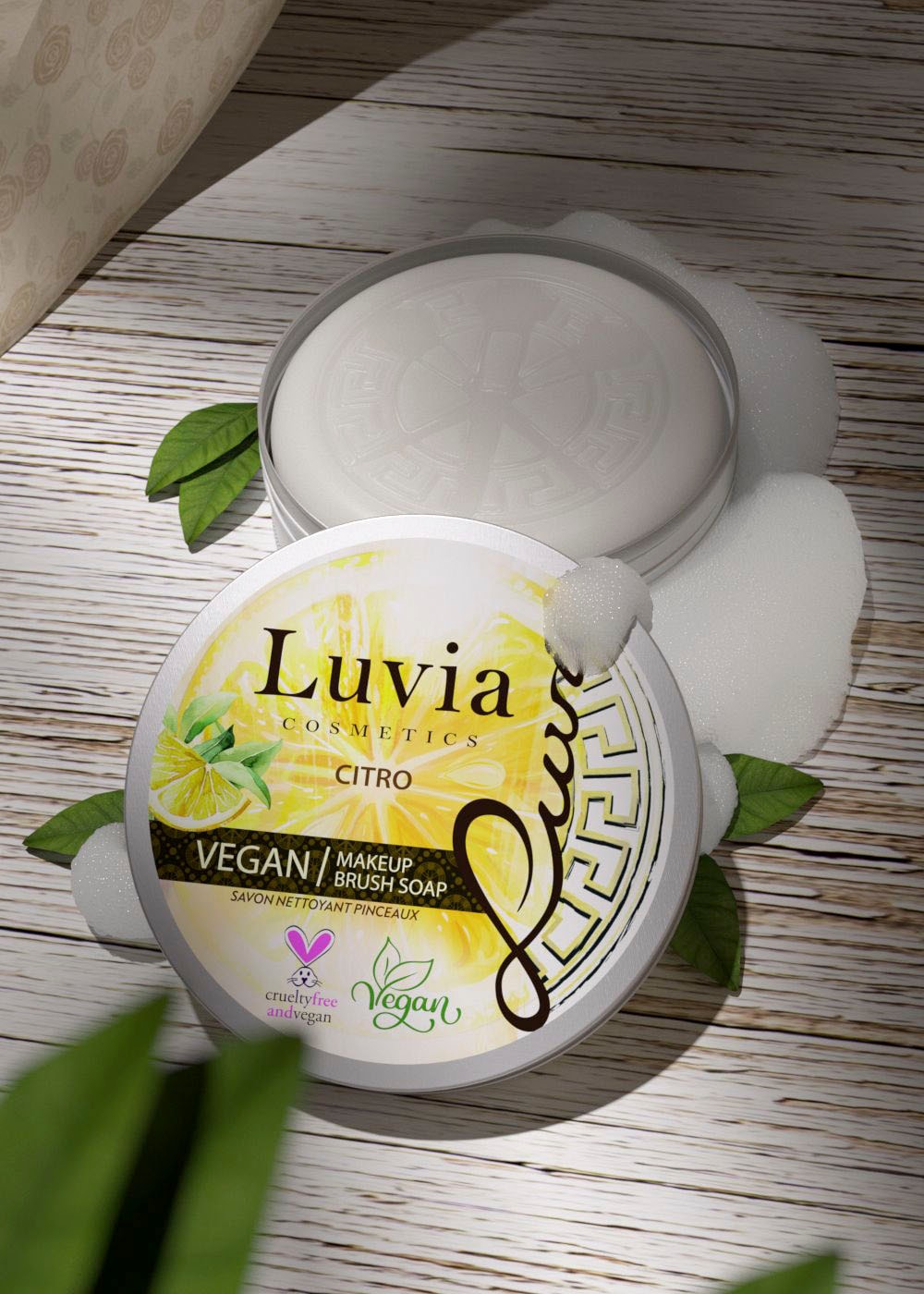 Luvia Cosmetics Pinselseife »The Essential Brush Soap«, vegan