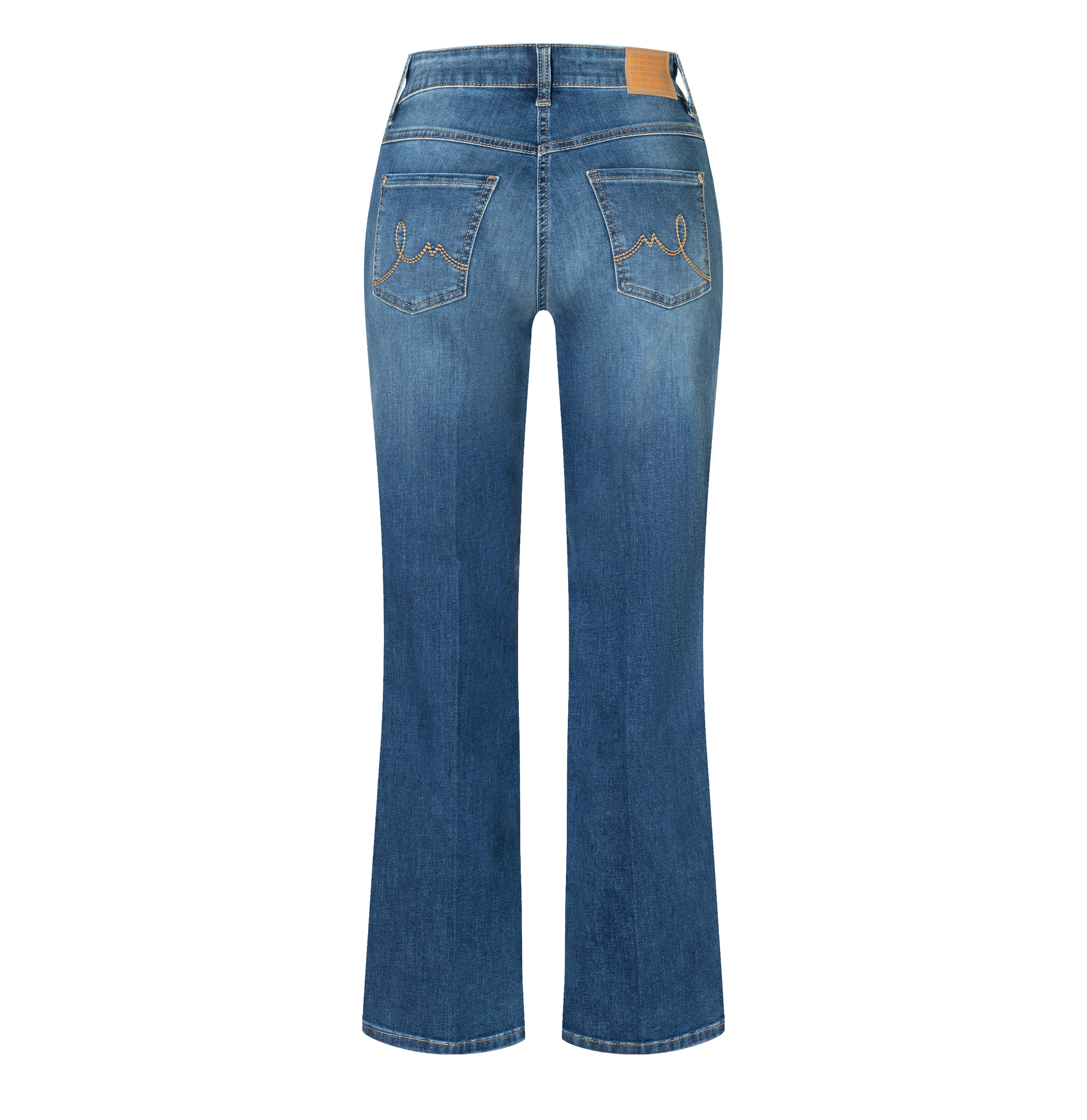 MAC Bootcut-Jeans »LAURA« Figurformende Denim-Qualität