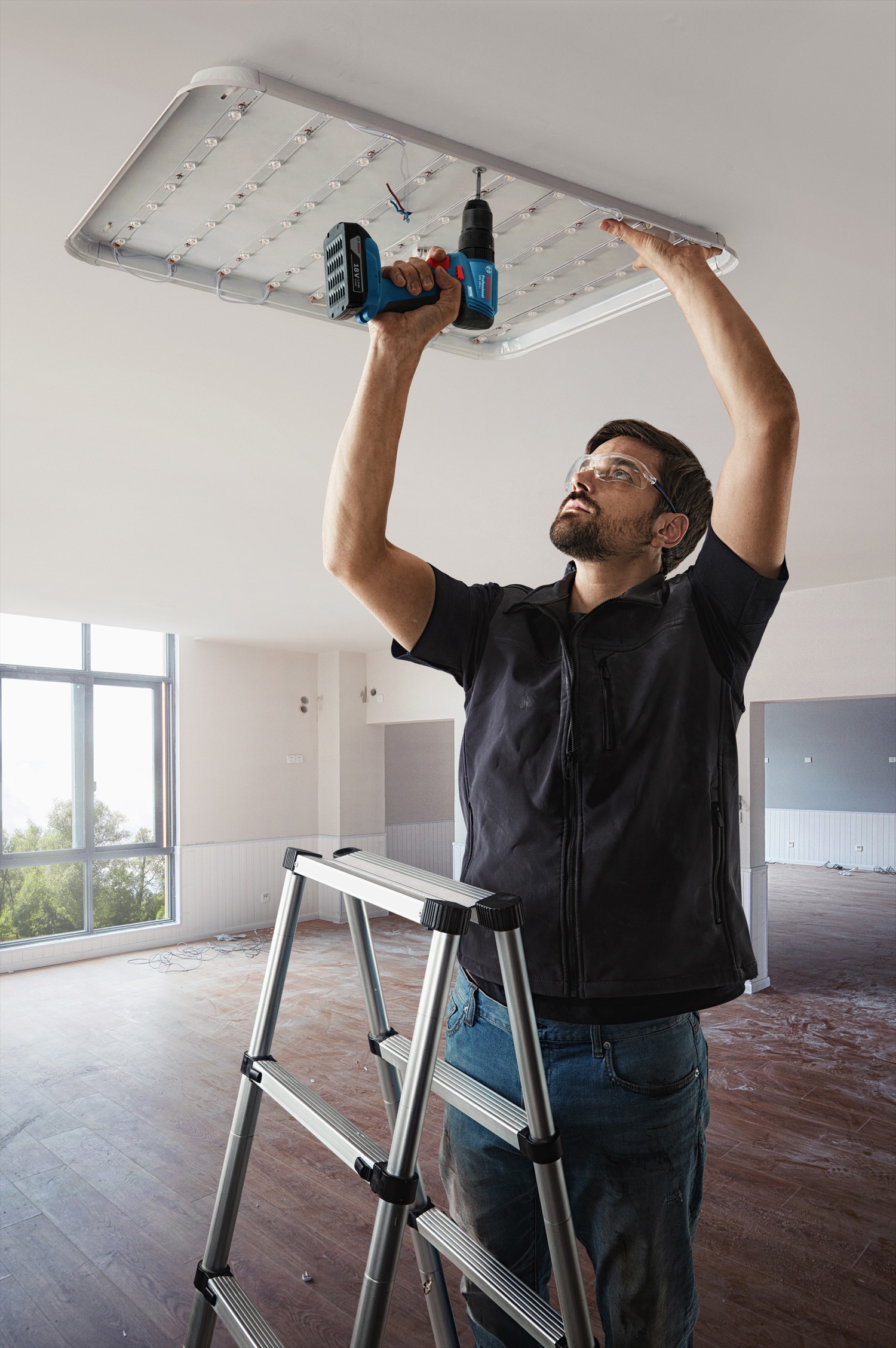Bosch Professional Akku-Bohrschrauber »»GSR 18V-90 C««, ohne Akku, ohne Ladegerät