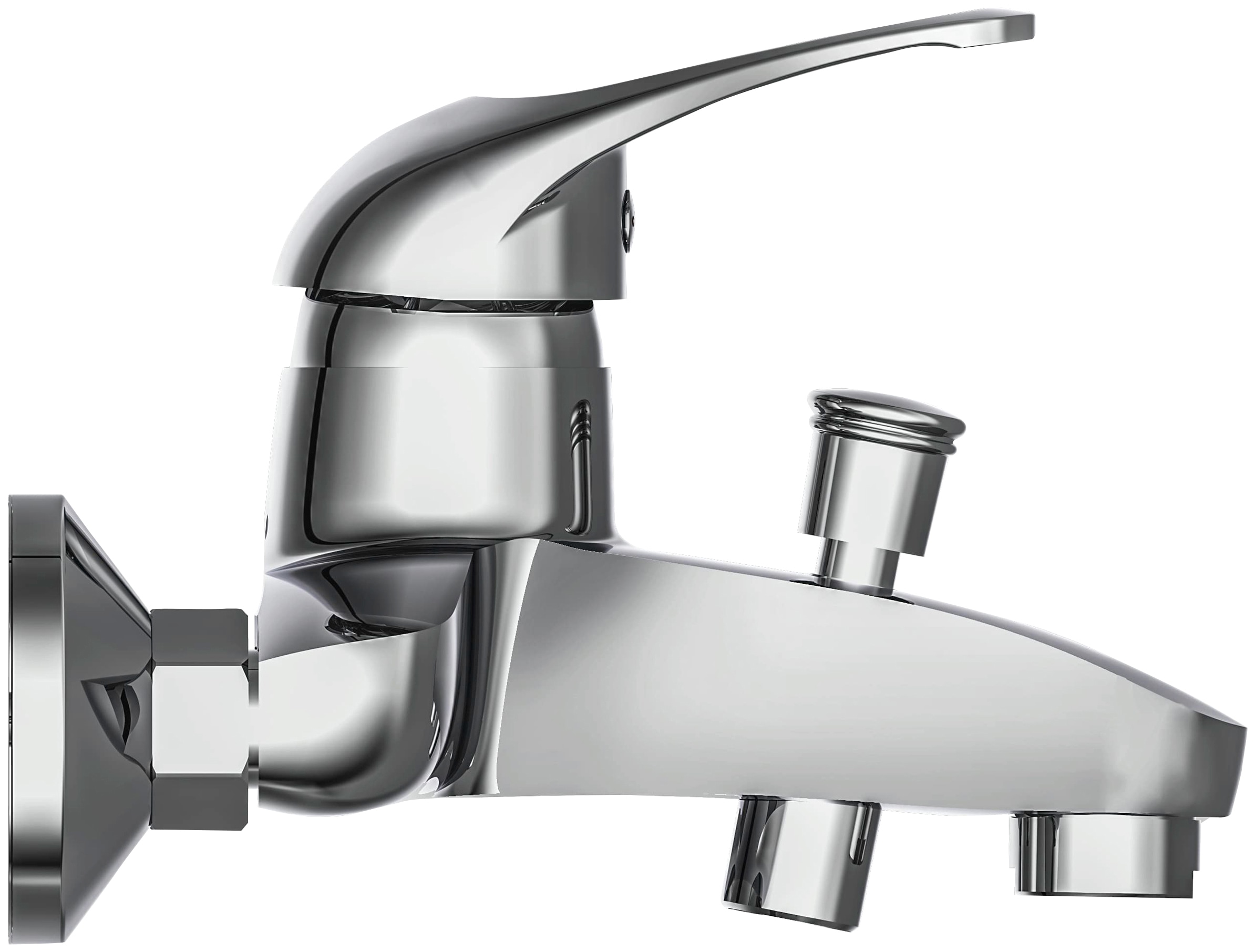 Schütte Wannenarmatur »Calvino«, Mischbatterie Badewanne, Wasserhahn Bad, Wannenarmatur in Chrom