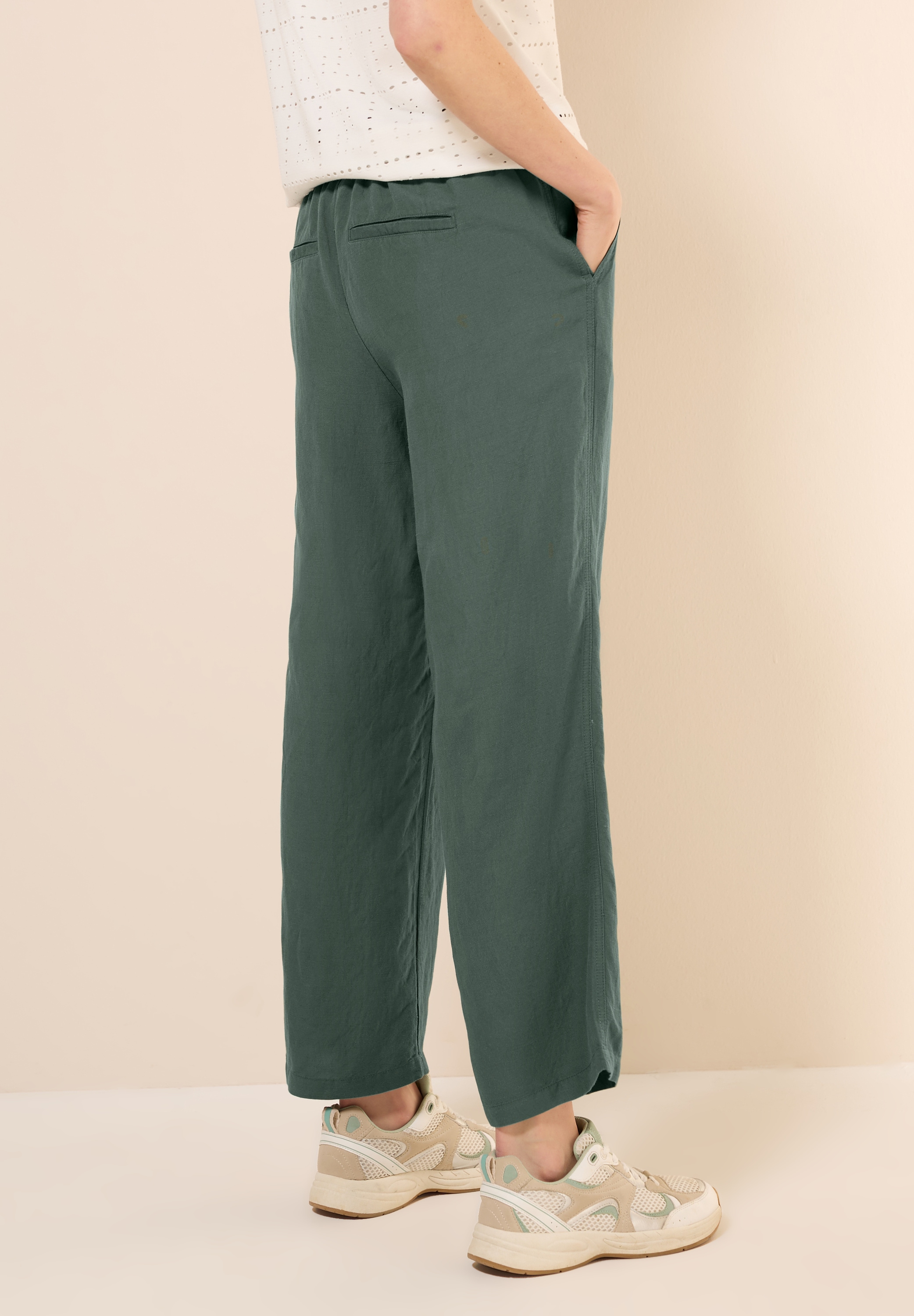 Cecil Leinenhose »Style Neele«, Sommerhose mit Kordelzug und aus einem Leinenmix