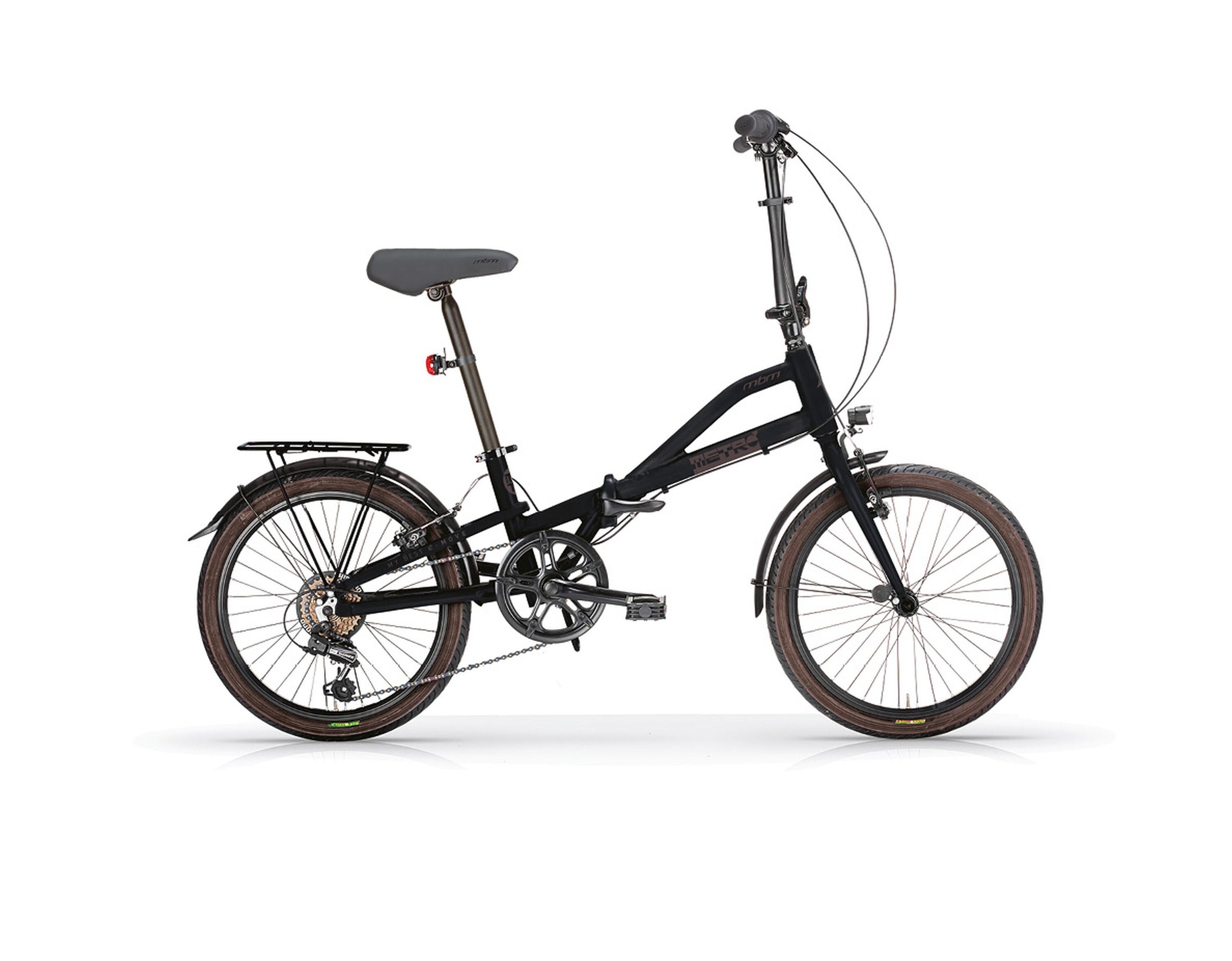 MBM Faltrad »Klapprad METRO 20 Zoll, schwarz«