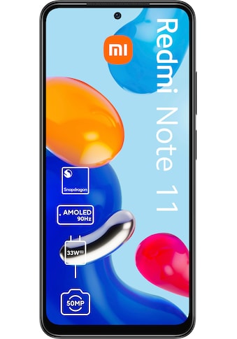 Xiaomi Smartphone »Redmi Note 11«, Graphite Gray, 16,33 cm/6,43 Zoll, 128 GB... kaufen