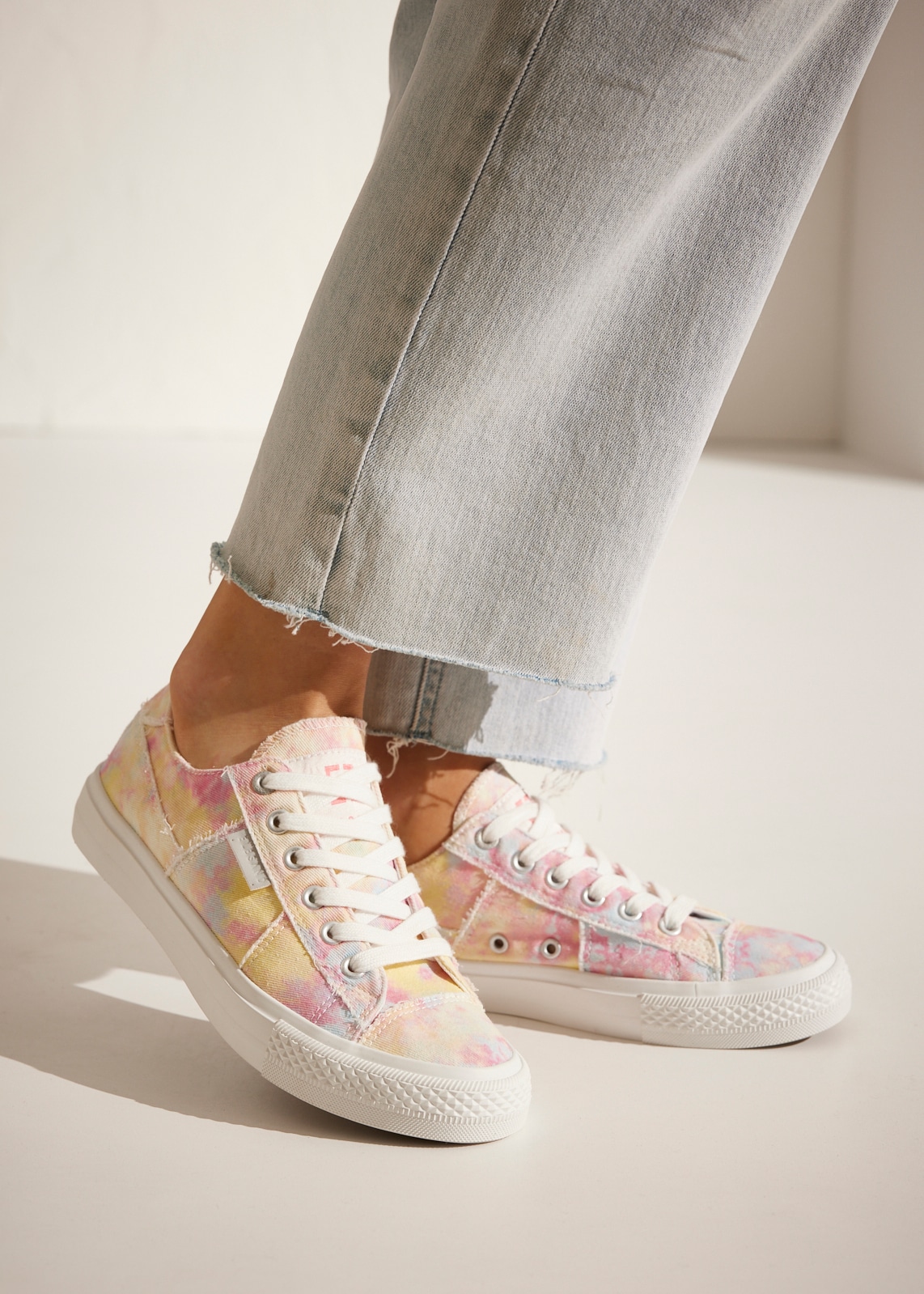 Elbsand Sneaker, Schnürhalbschuh, Freizeitschuh aus Textil, Used-Look VEGAN
