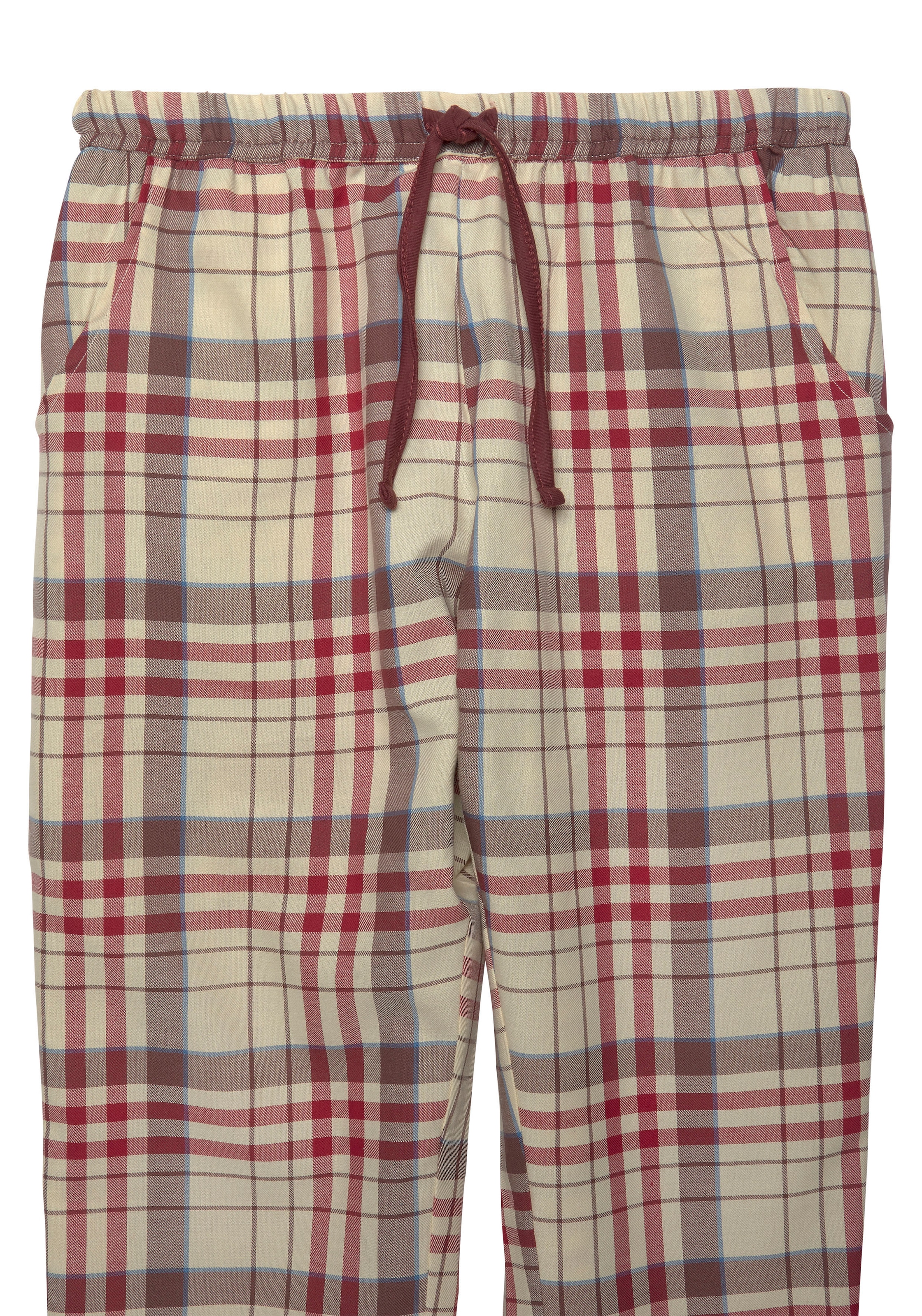 H.I.S Pyjama, (2 tlg., 1 Stück), mit karierter Schlafhose bestellen online  bei OTTO