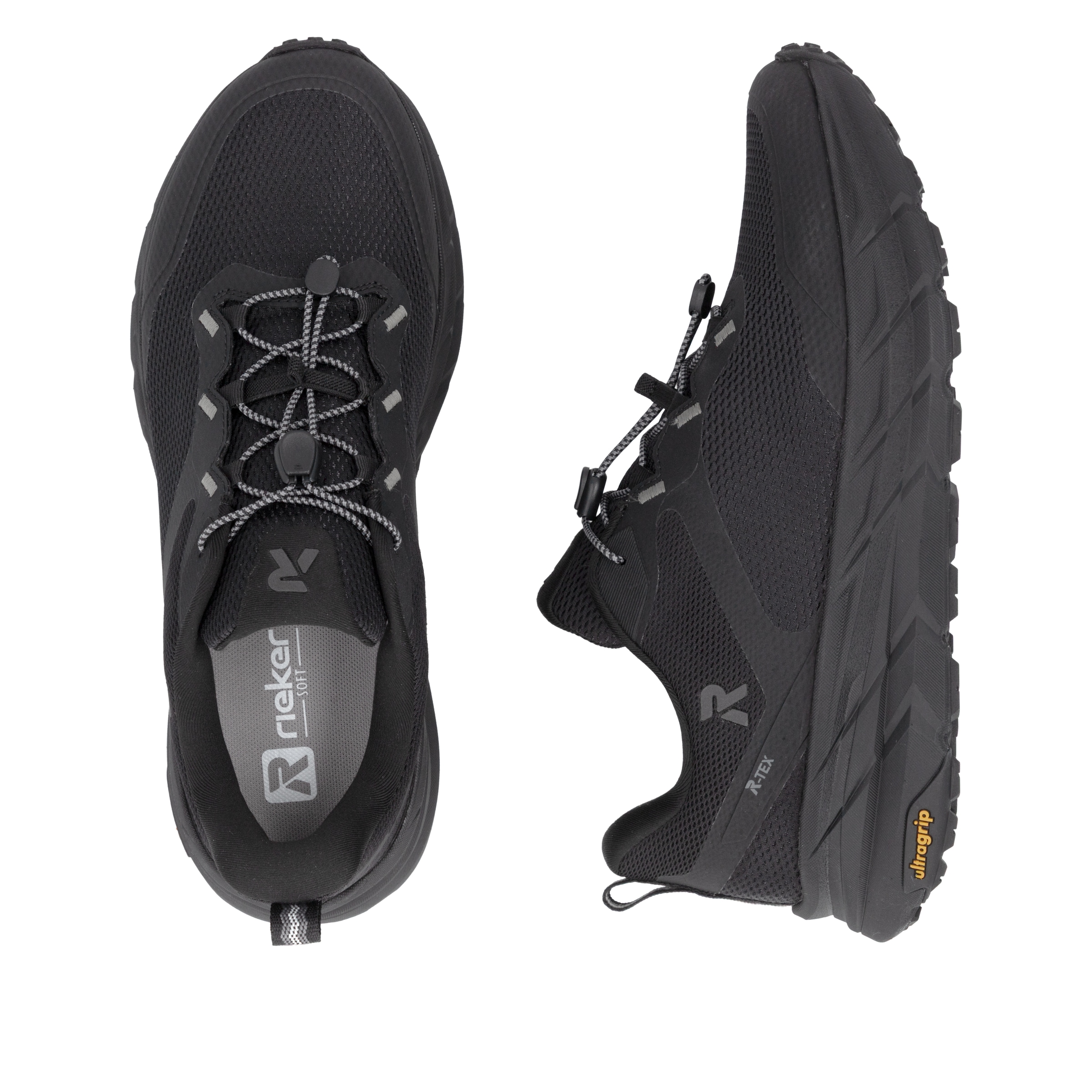 Rieker Plateausneaker  Outdoorschuh mit ultragrip-Laufsohle und Gummizug, TEX