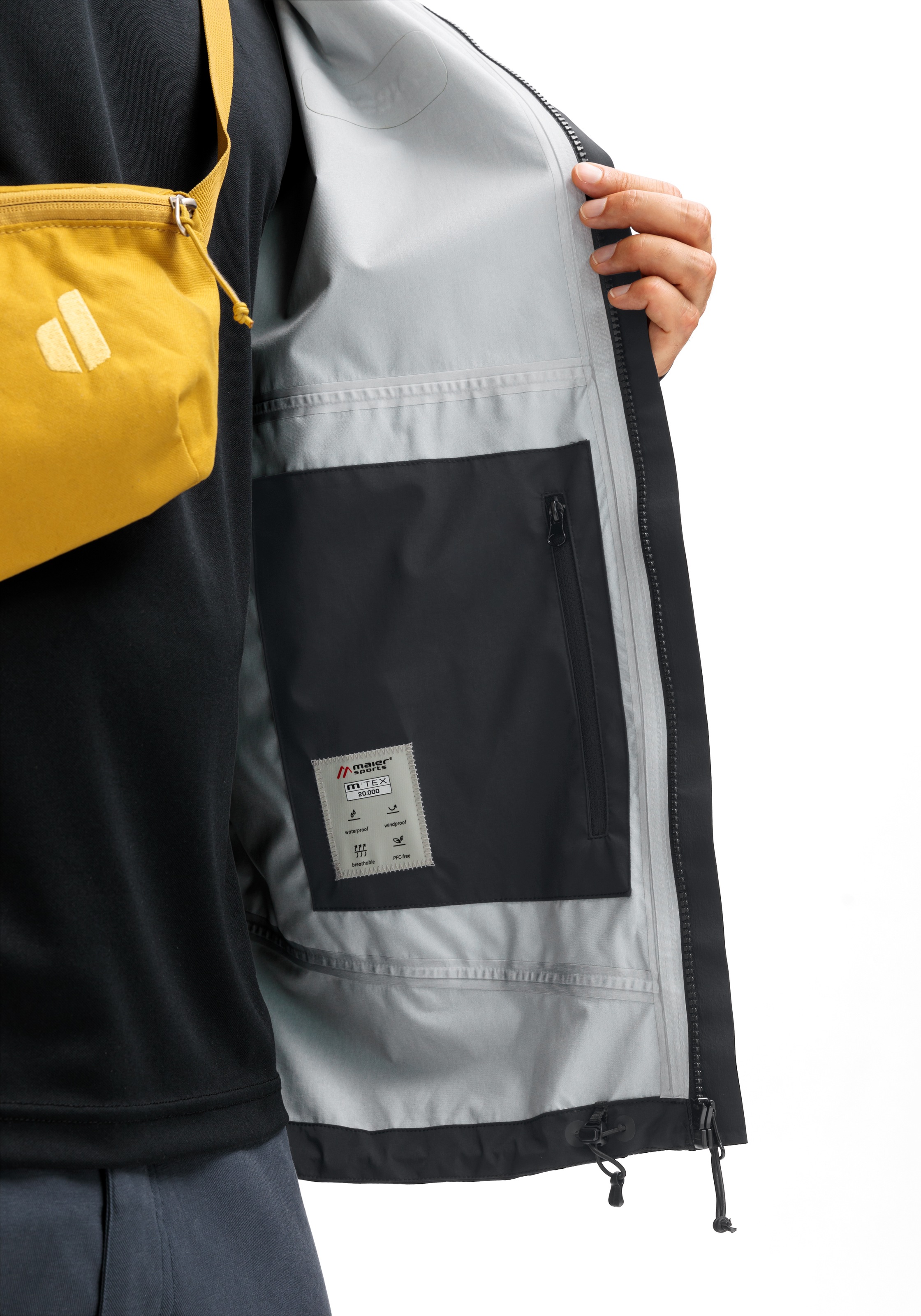 Maier Sports Regenjacke »Hochblauen M« Herren Jacke wasserdicht, moderner Windbreaker, Outdoorjacke, Reg. Fit