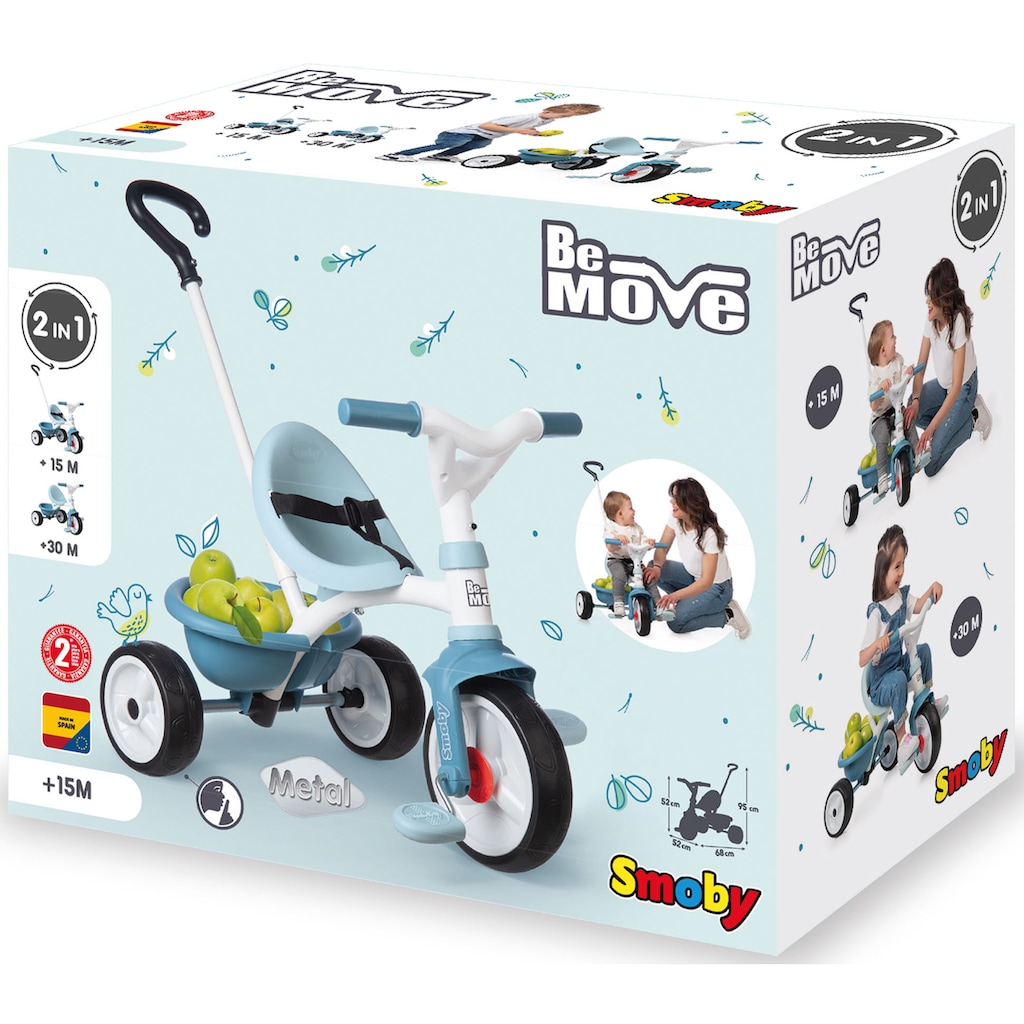Smoby Dreirad »Be Move, blau«, Made in Europe
