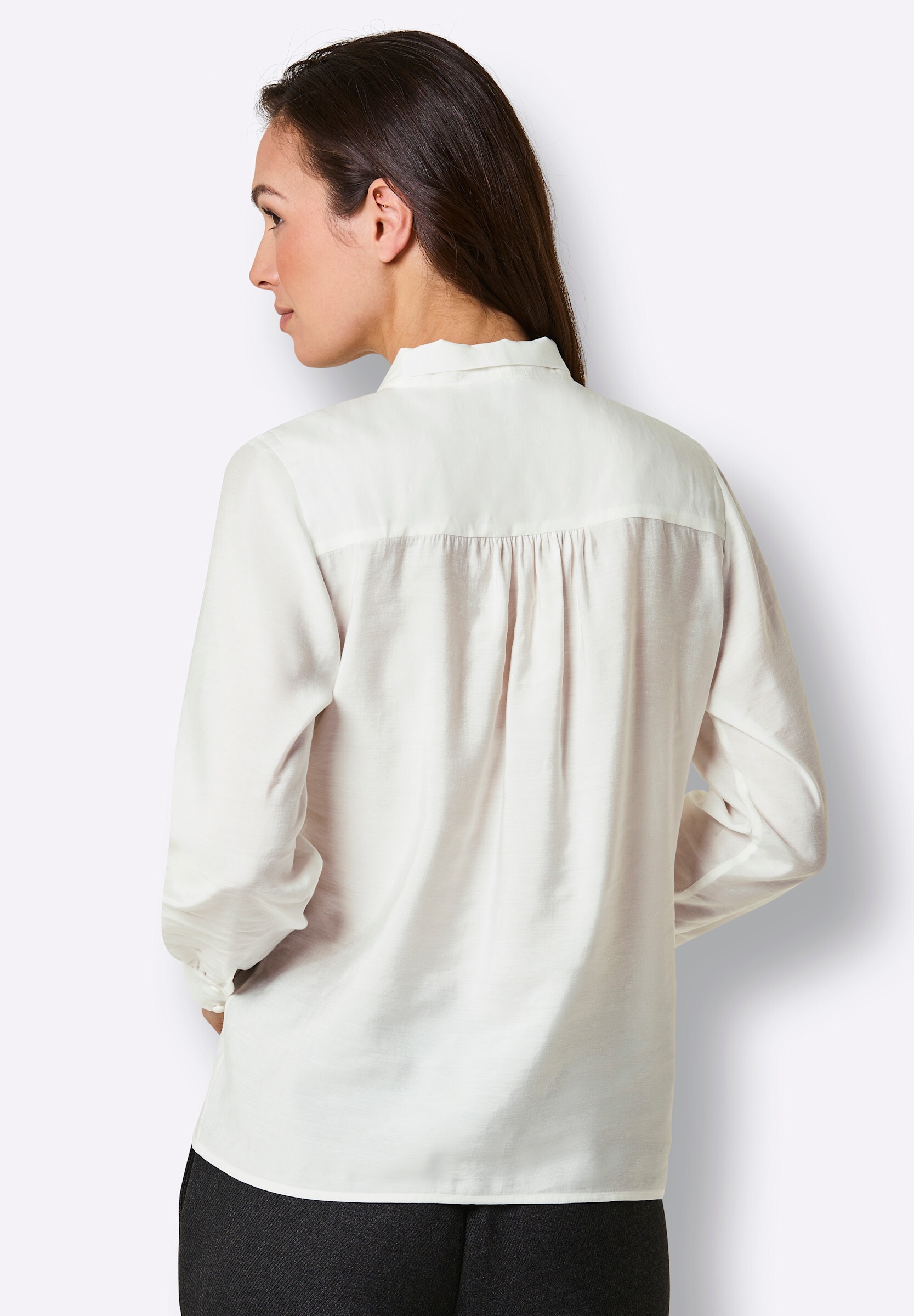 creation L Schlupfbluse »Modal-Bluse Schluppenbluse«