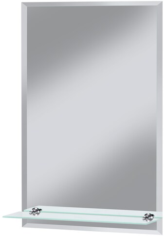 welltime Badspiegel »Flex«, mit Glasablage und Facettenschliff kaufen