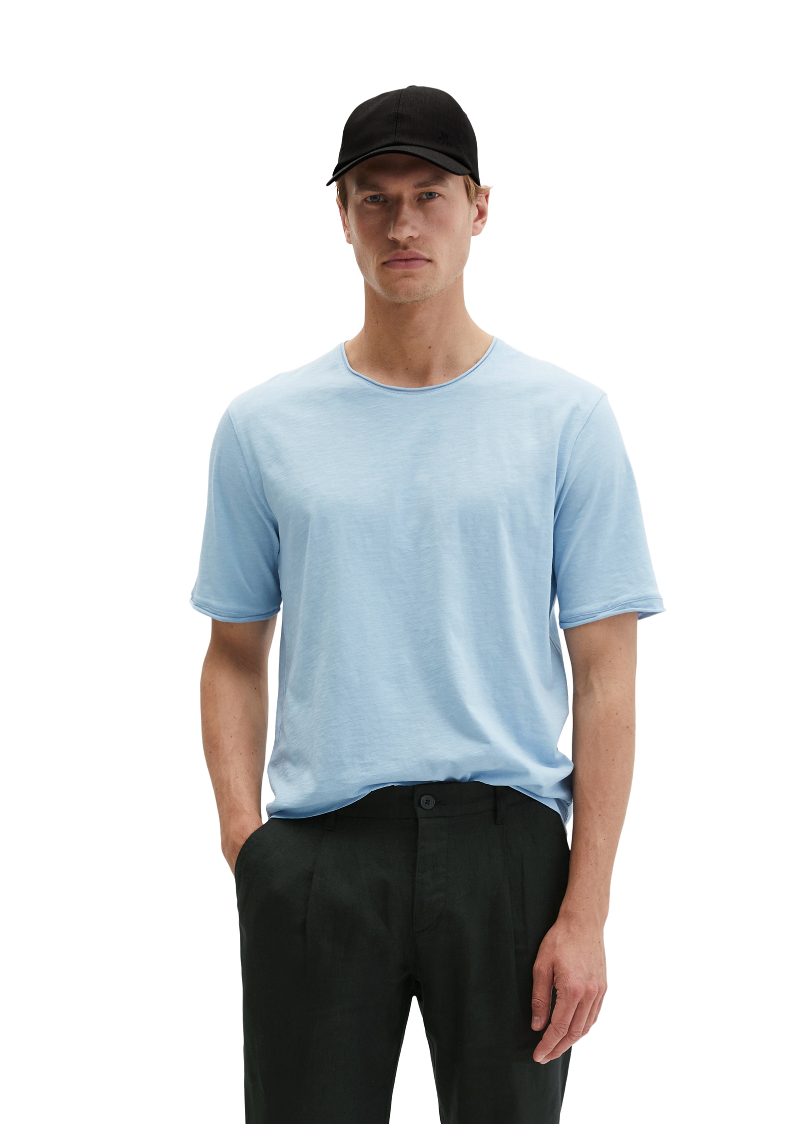 Marc O'Polo T-Shirt regular aus weichem Slub-Jerse