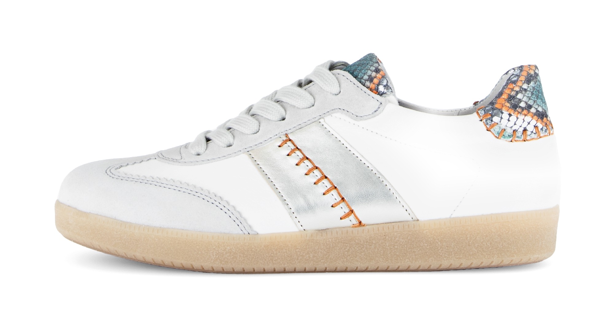 Gabor Sneaker  , Freizeitschuh, Halbschuh, Schnürschuh mit bunten Kontrastbesätzen