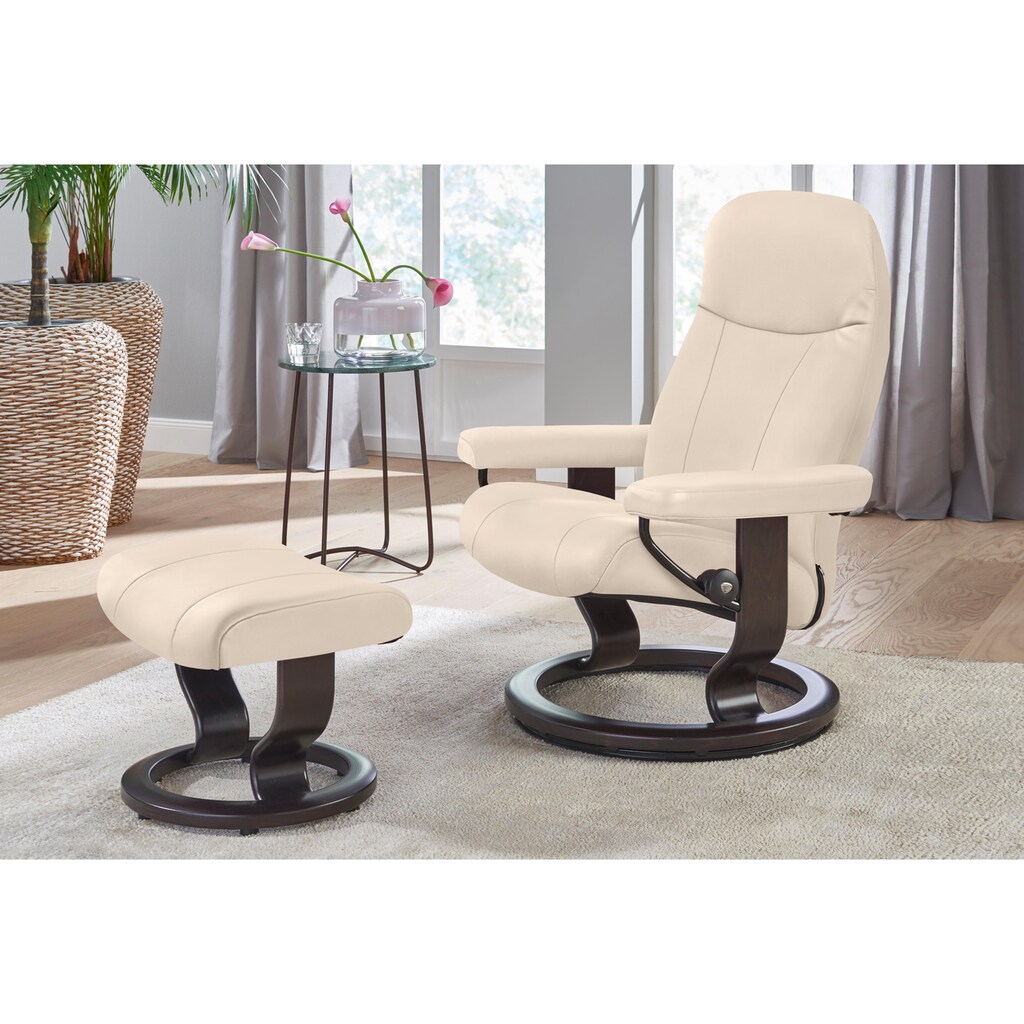 Stressless® Relaxsessel »Garda«, (Set, Relaxsessel mit Hocker)