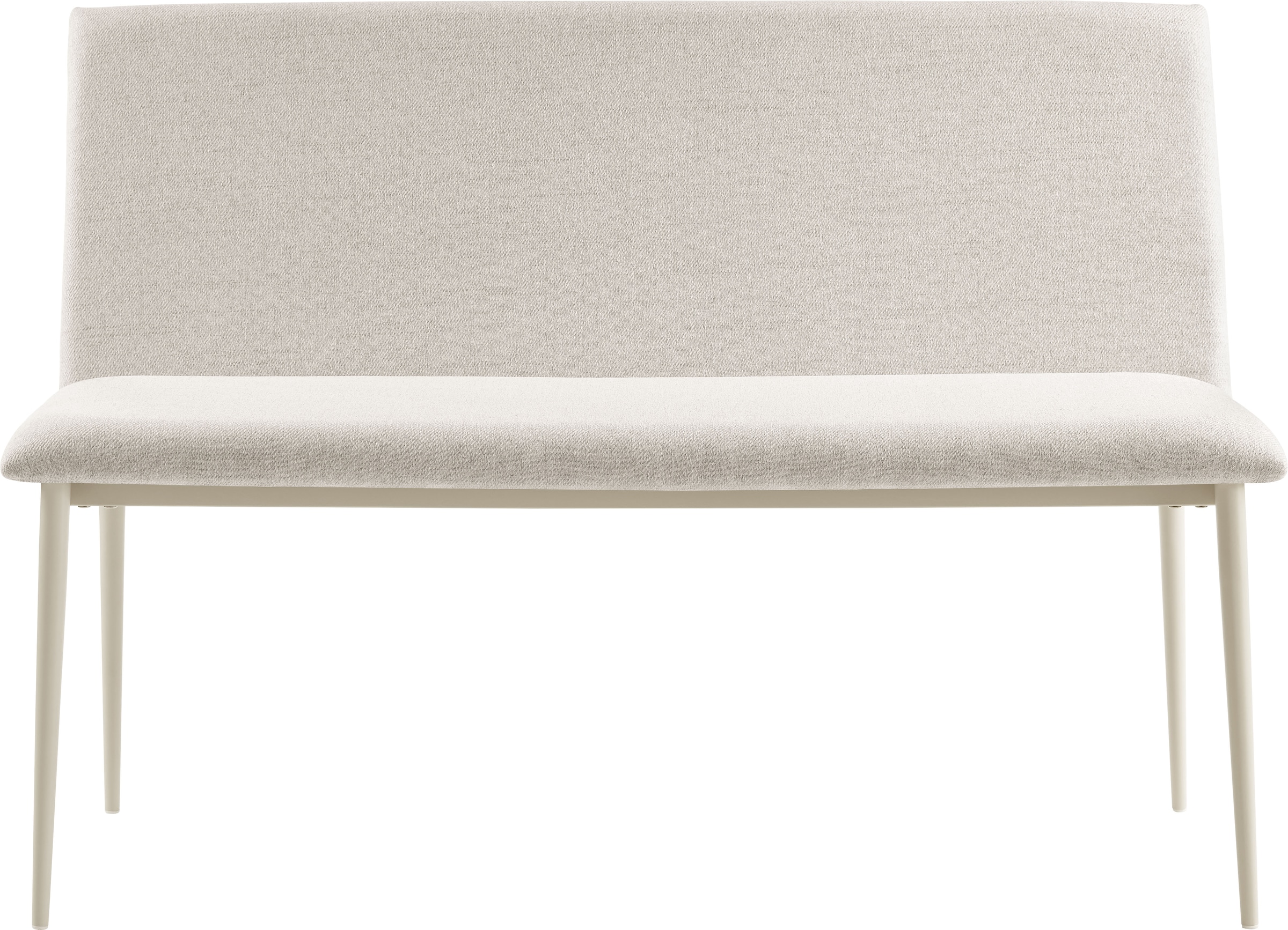 OTTO home Bank »Cassy« pflegeleichter Strukturstoff, Kufen Metallgestell, Breite 122 cm