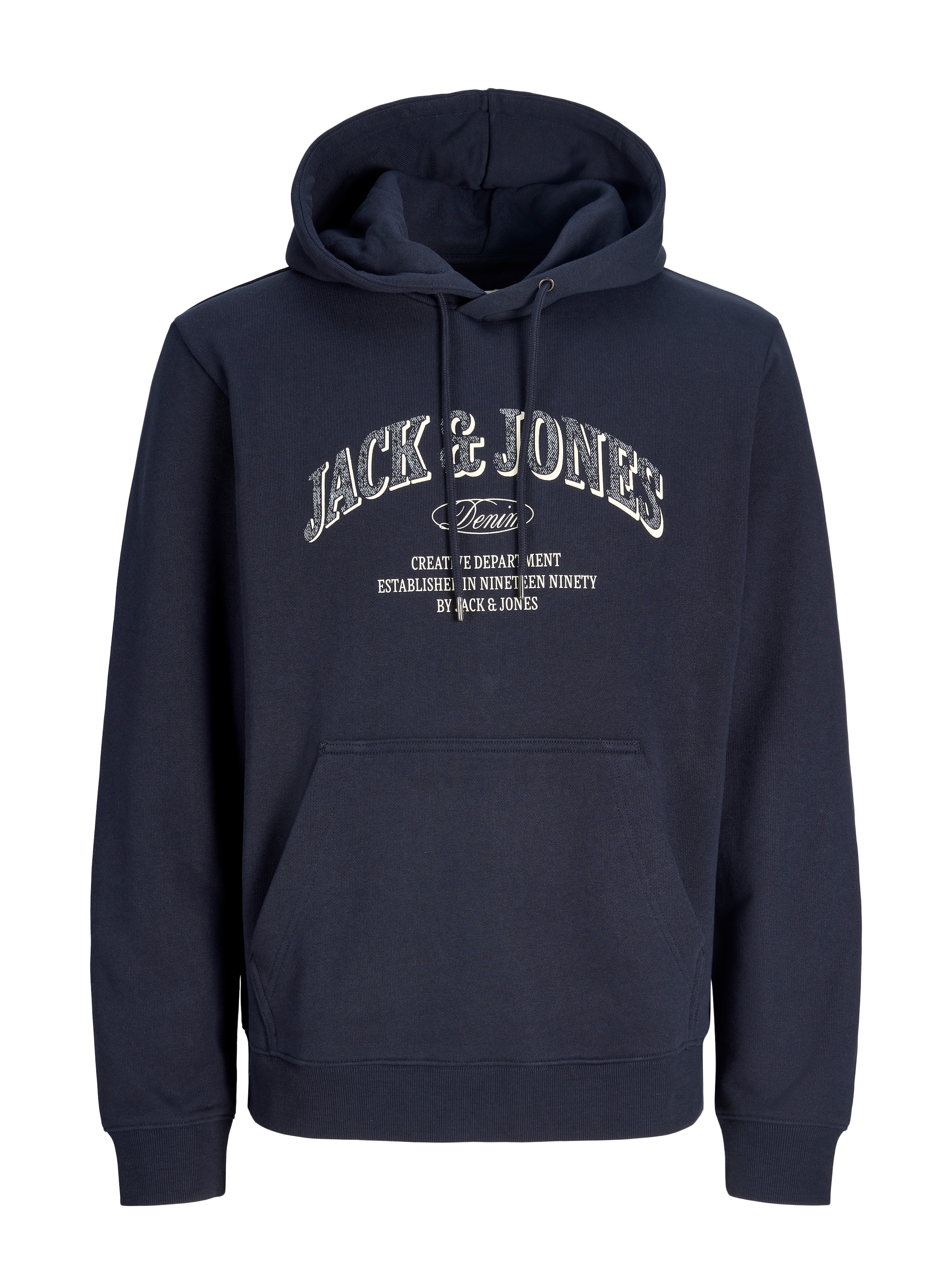Jack & Jones PlusSize Kapuzensweatshirt »JJEDENVER LOGO SWEAT HOOD SN PLS«
