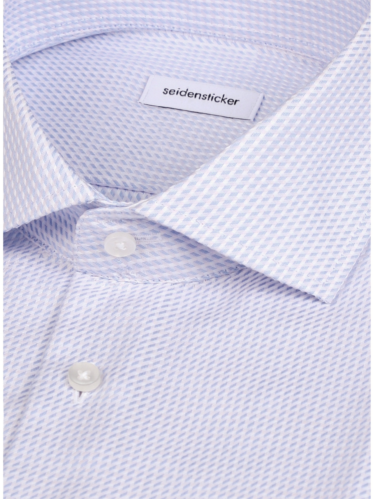 seidensticker Businesshemd »Schwarze Rose« Slim 1/1 Kentkragen Struktur