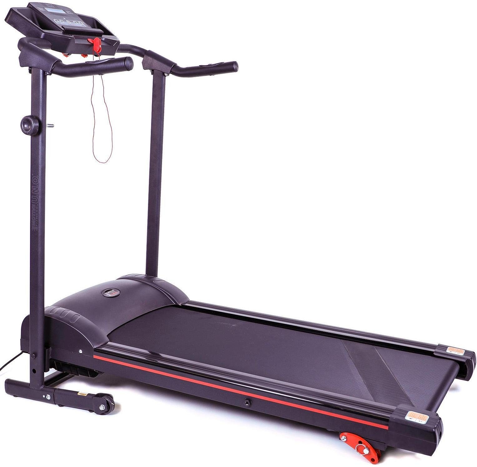 Motive Fitness By U.N.O. Laufband »Fit-Start Plus« bis max. 10 km/h, klappbar, Walking Pad, mit Tablet-Halterung in schwarz
