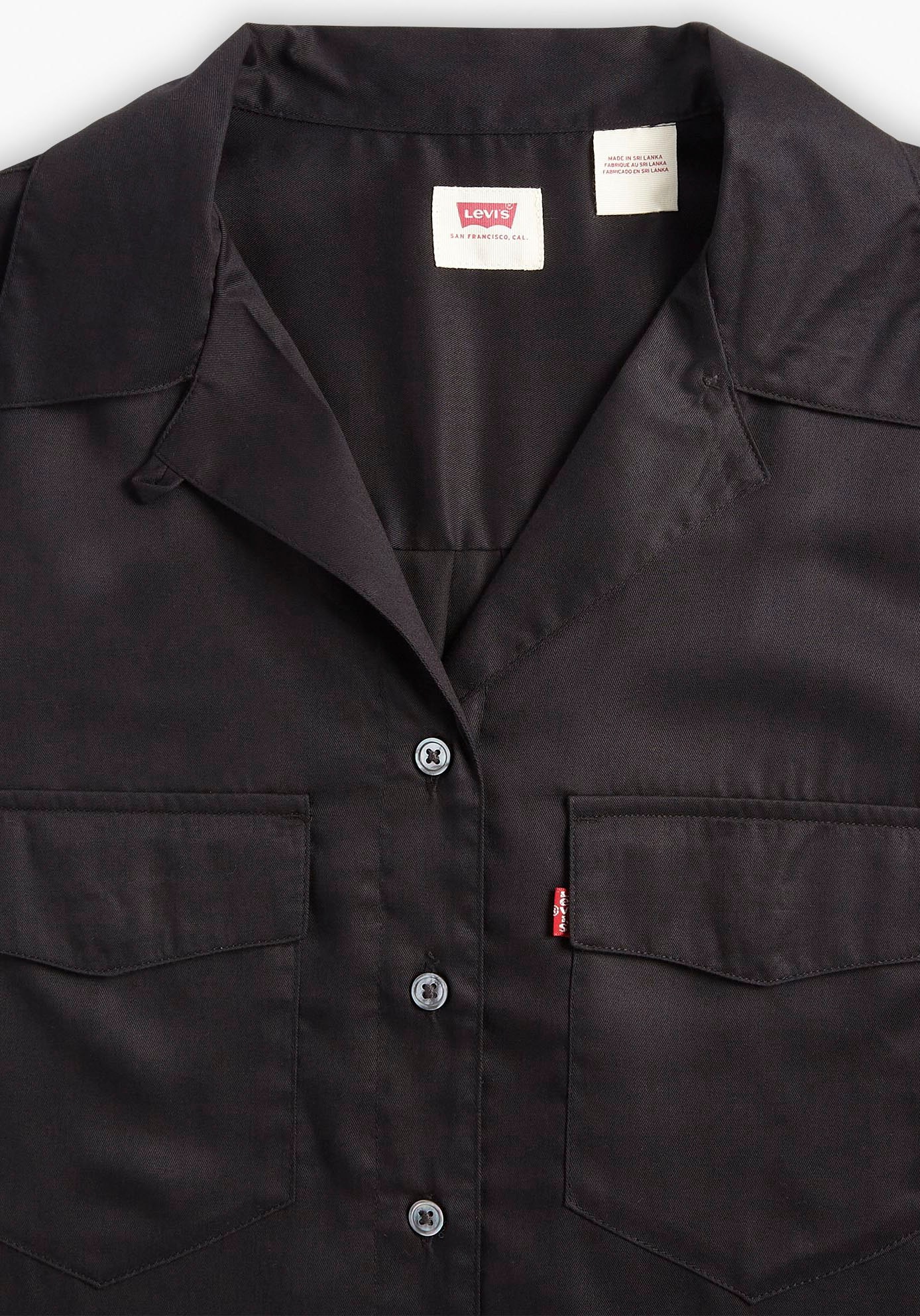 Levi's® Shirtbluse »EMBER SS BOWLING SHIRT«, glänzender Satin