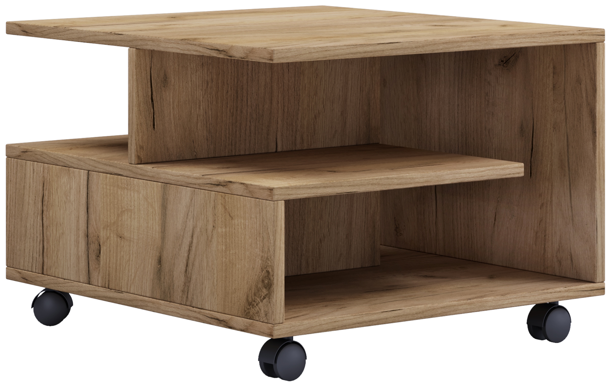 VCM Beistelltisch »Holz Sofatisch Couchtisch Rollen rollbar Stango S«