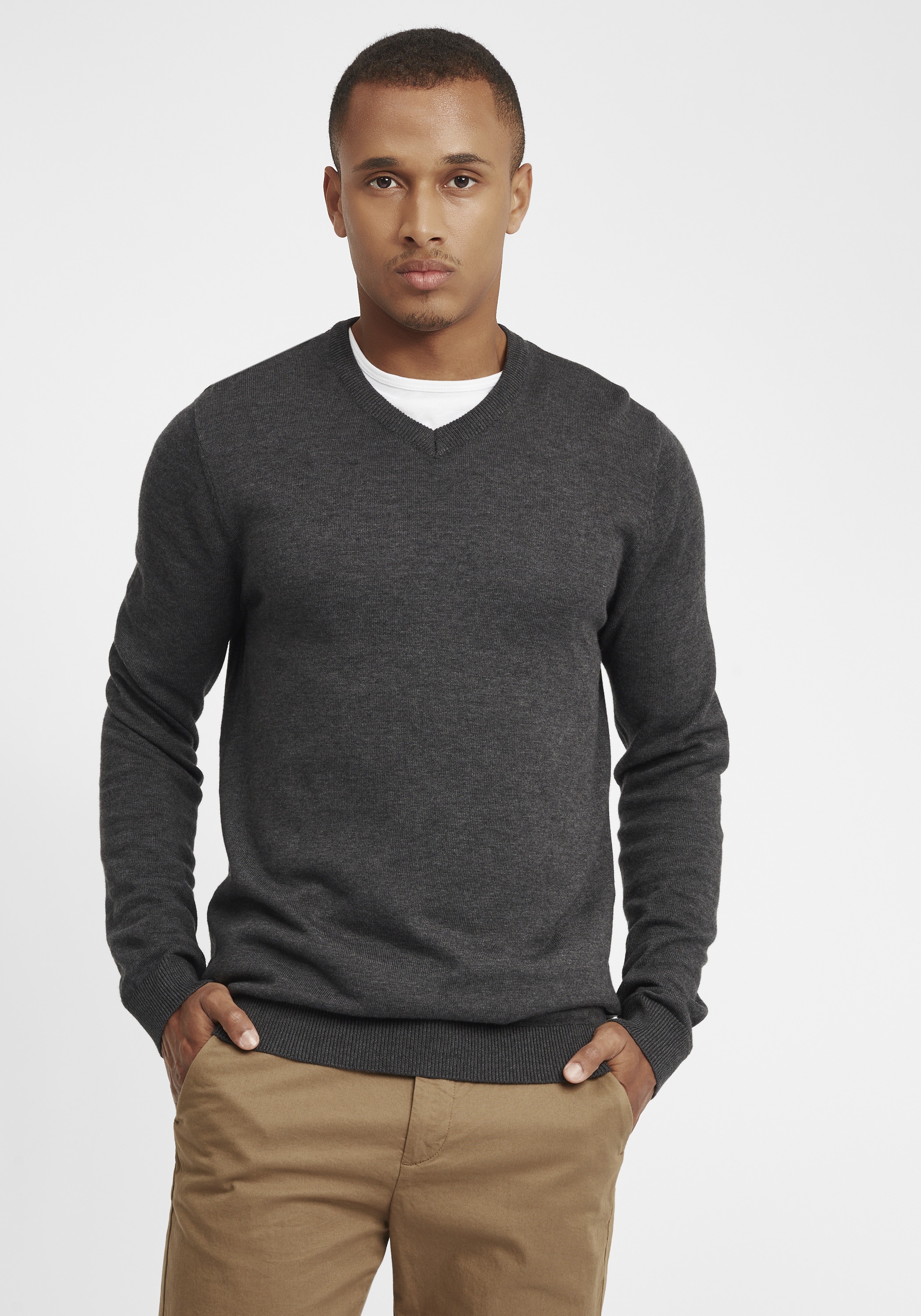 !Solid Strickfleece-Pullover »Strickpullover SDAlegre«