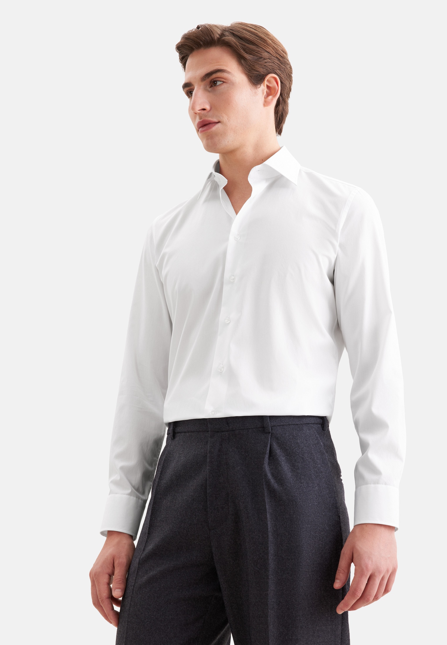 seidensticker Businesshemd »Schwarze Rose« Slim 1/1 Kentkragen Uni
