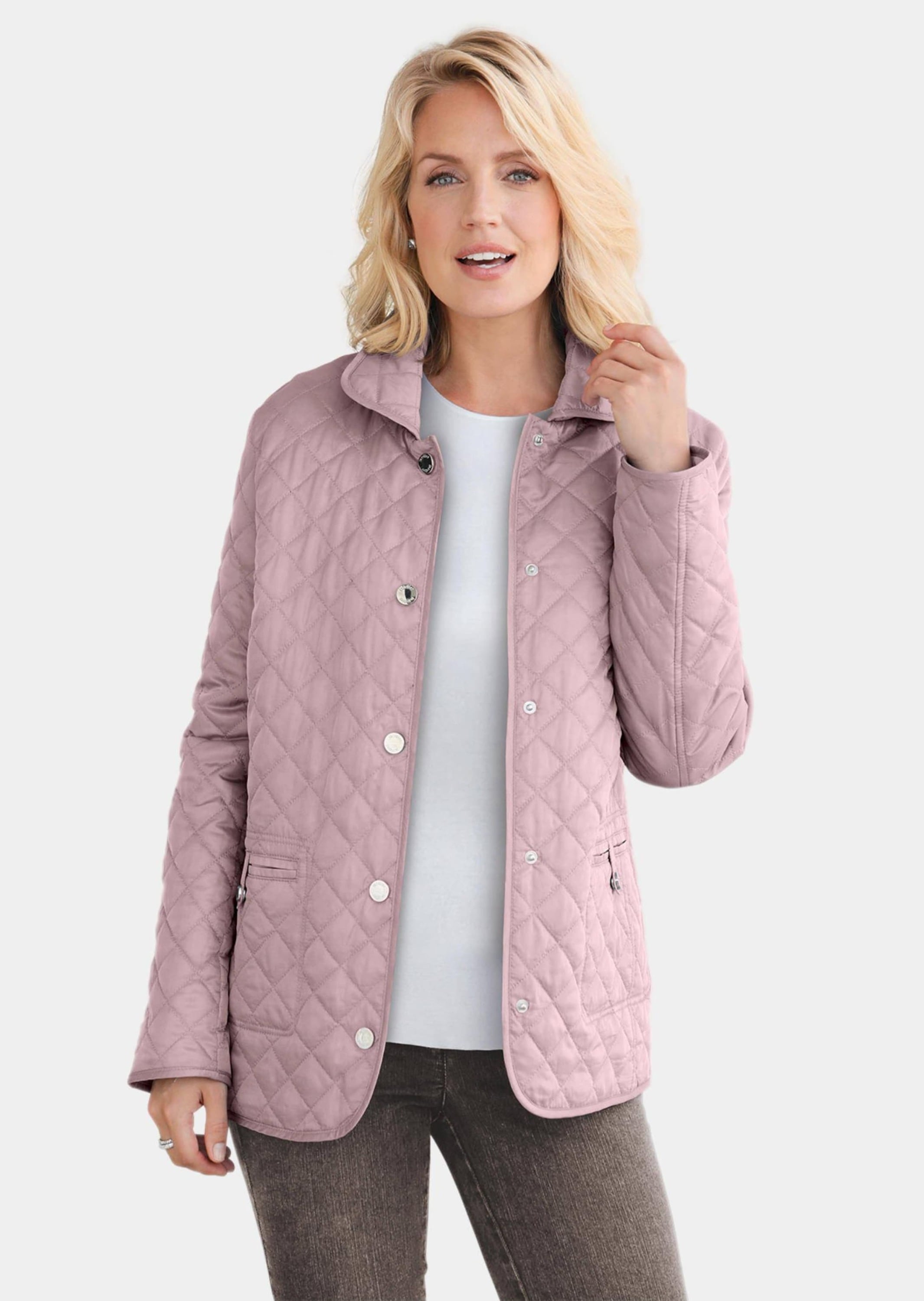 GOLDNER Steppjacke »Kurzgröße Leichte Jacke mit regelmäßigem Stepp«