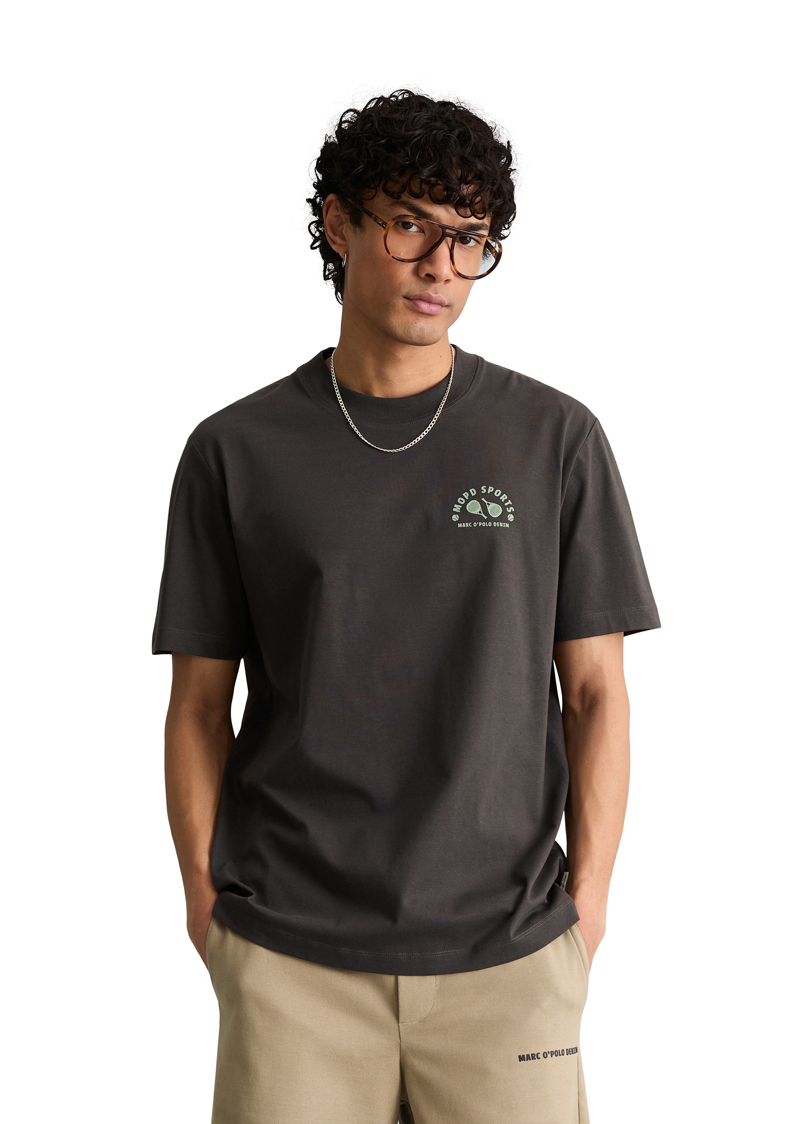 Marc O'Polo DENIM T-Shirt relaxed fit aus weicher Bio-Baumwolle