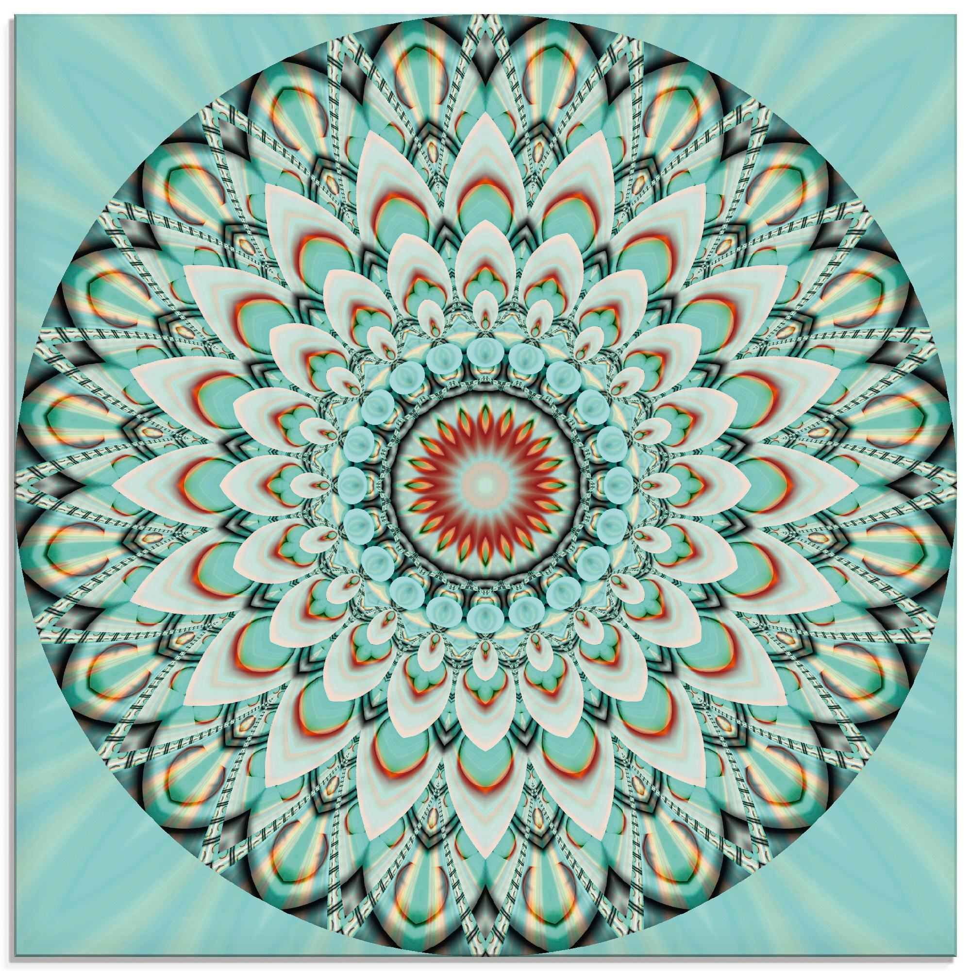 Artland Glasbild »Mandala Integrität«, Muster, (1 St.)