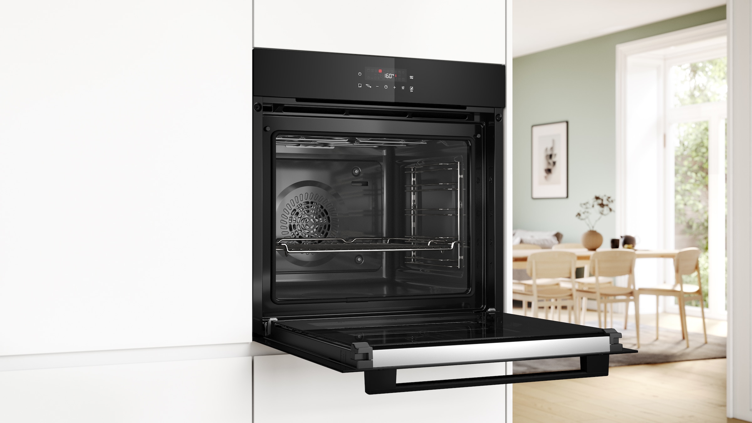 BOSCH Pyrolyse Backofen Serie 2 »HBA571BB4« mit Teleskopauszug nachrüstbar