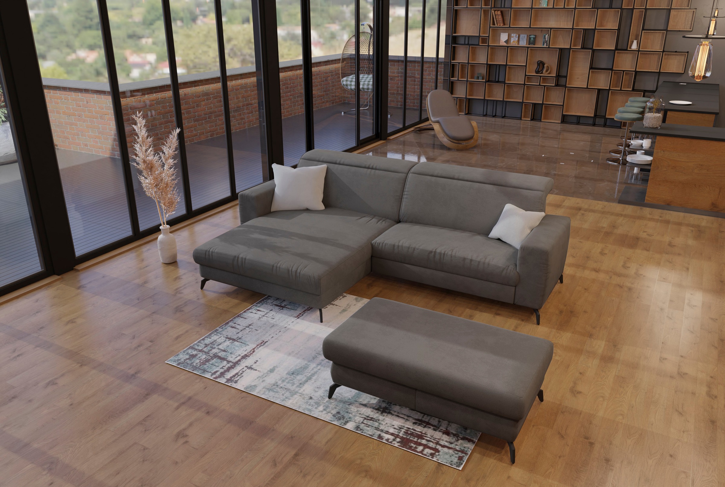 sit&more Ecksofa »Bolero L-Form«