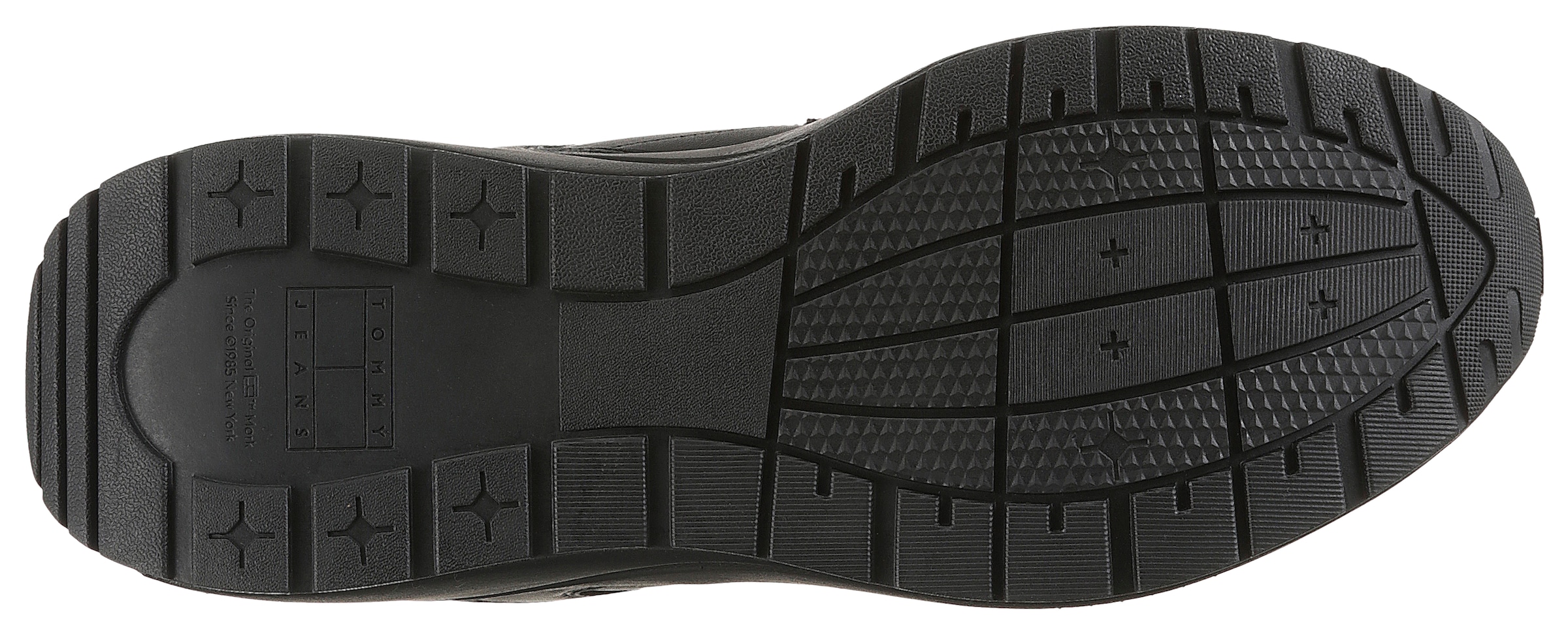 Tommy Jeans Sneaker »TJM RUNNER LEATHER«  , Freizeitschuh, Halbschuh, Schnürschuh mit reflektierenden Details