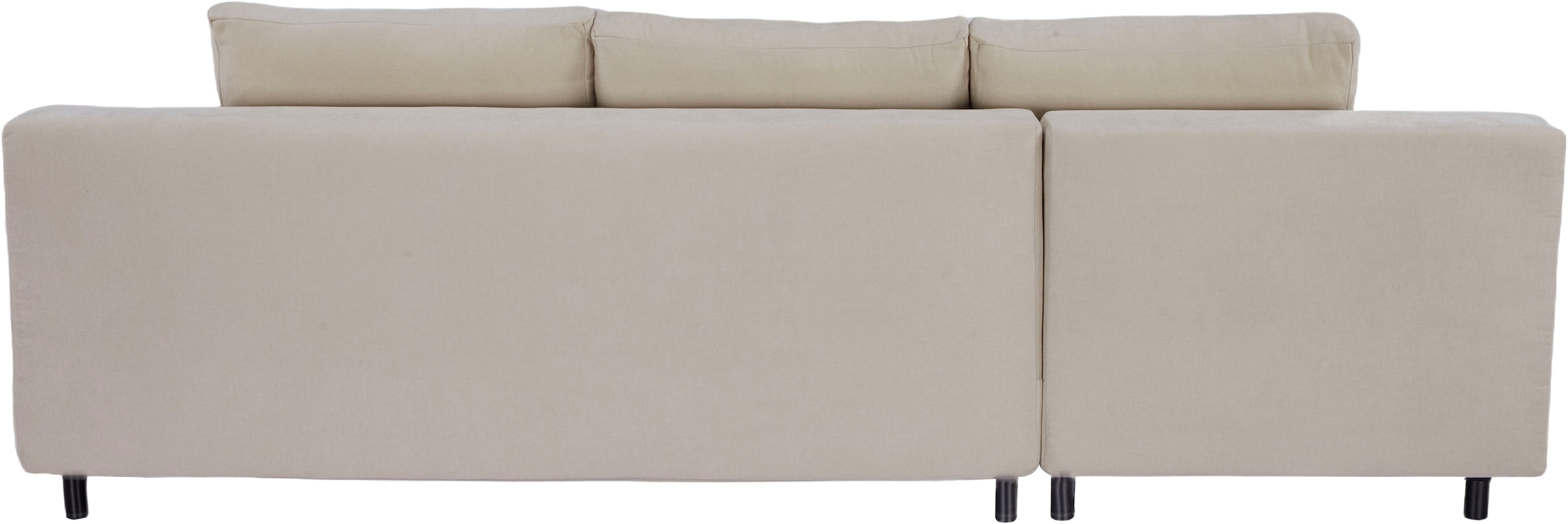 OTTO home Schlafsofa »ONNIKO Ecksofa L-Form, Breite: 240 cm, Feinstruktur-Bezug« mit Bettfunktion & Bettkasten (Liegefläche 120 cm / 240 cm)