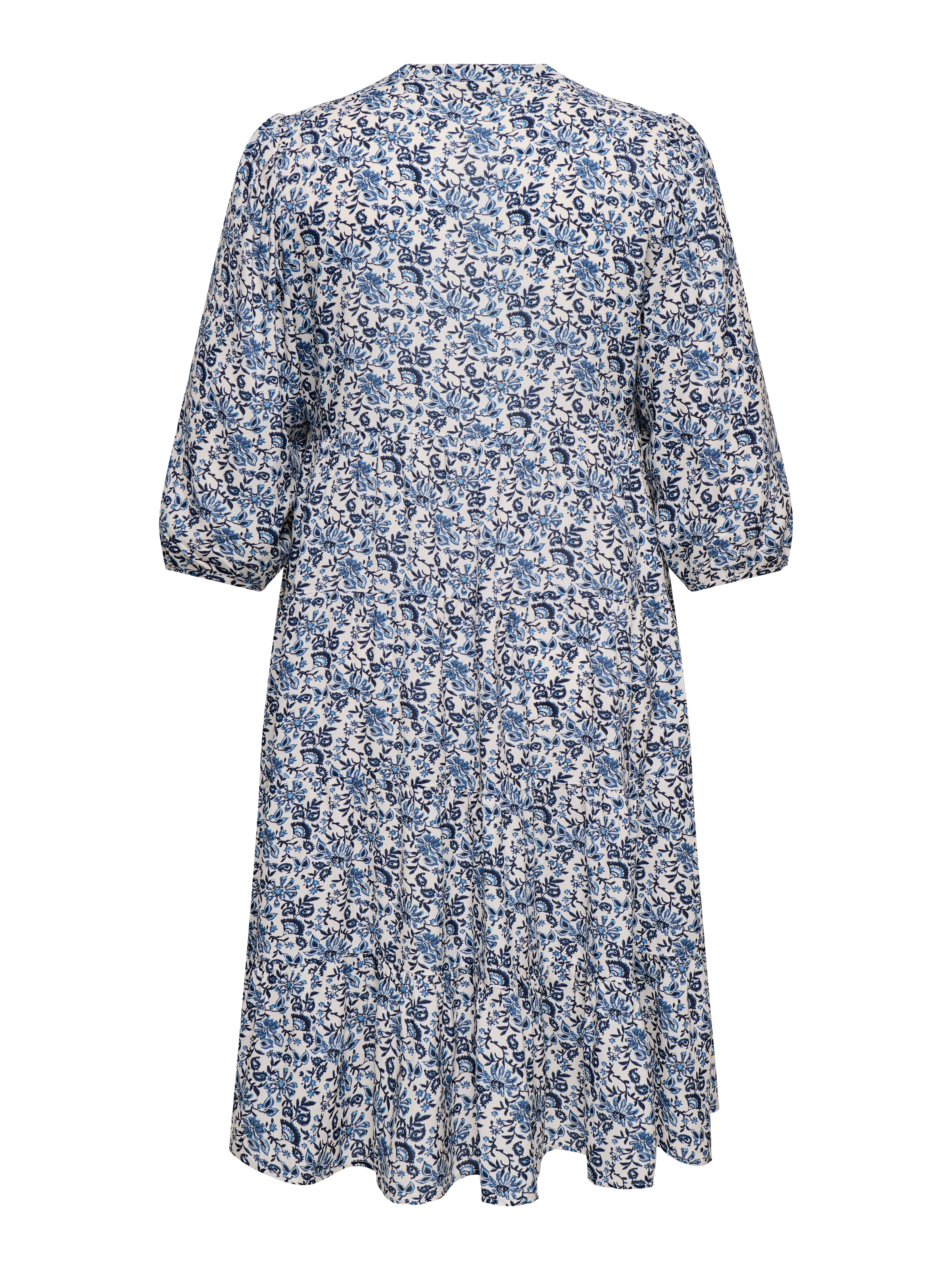 ONLY CARMAKOMA Tunikakleid »CARMILANA 3/4 DRESS WVN NOOS« Sommerkleid