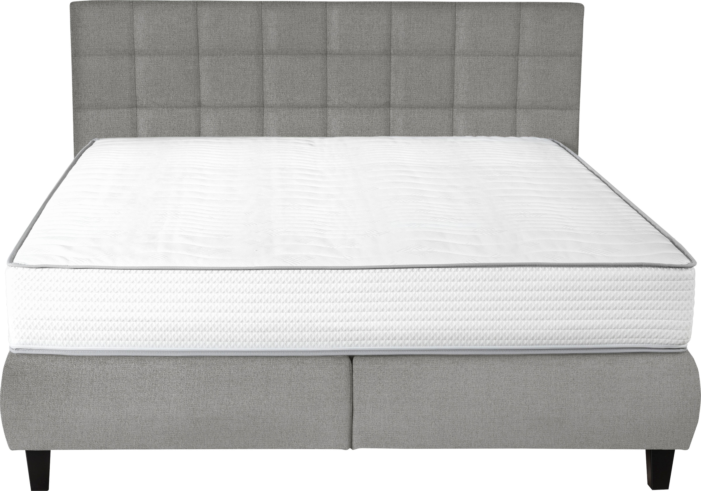 ADA trendline Boxspringbett »Edera«, Doppelbett wahlweise mit Topper, Liegefläche 180x200 cm, mit Steppung