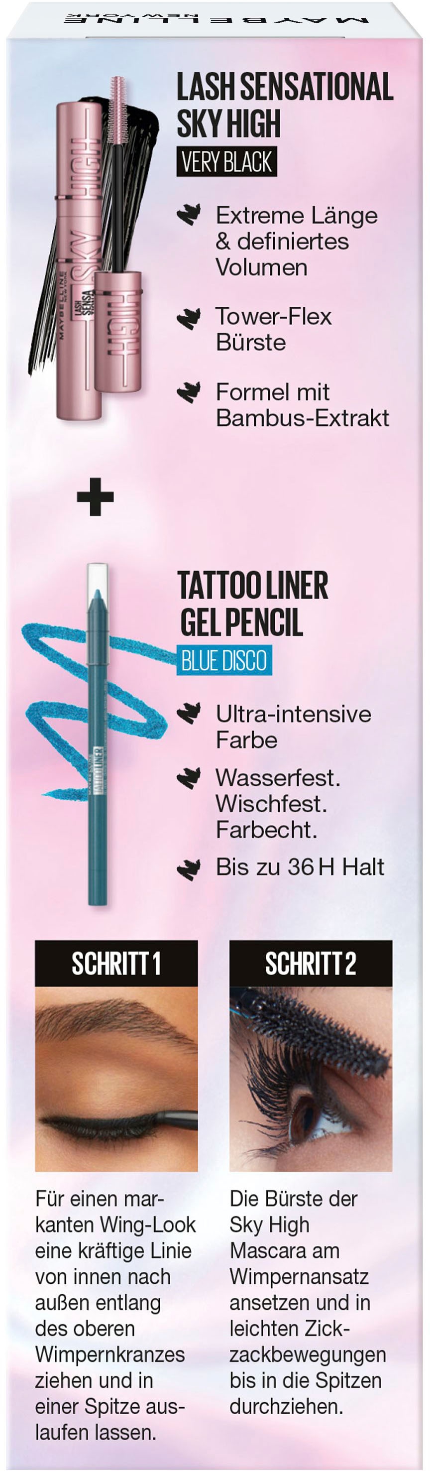 New High »Maybelline Liner NEW online + Sky Mascara Gel OTTO MAYBELLINE Pencil« York Tattoo YORK bei