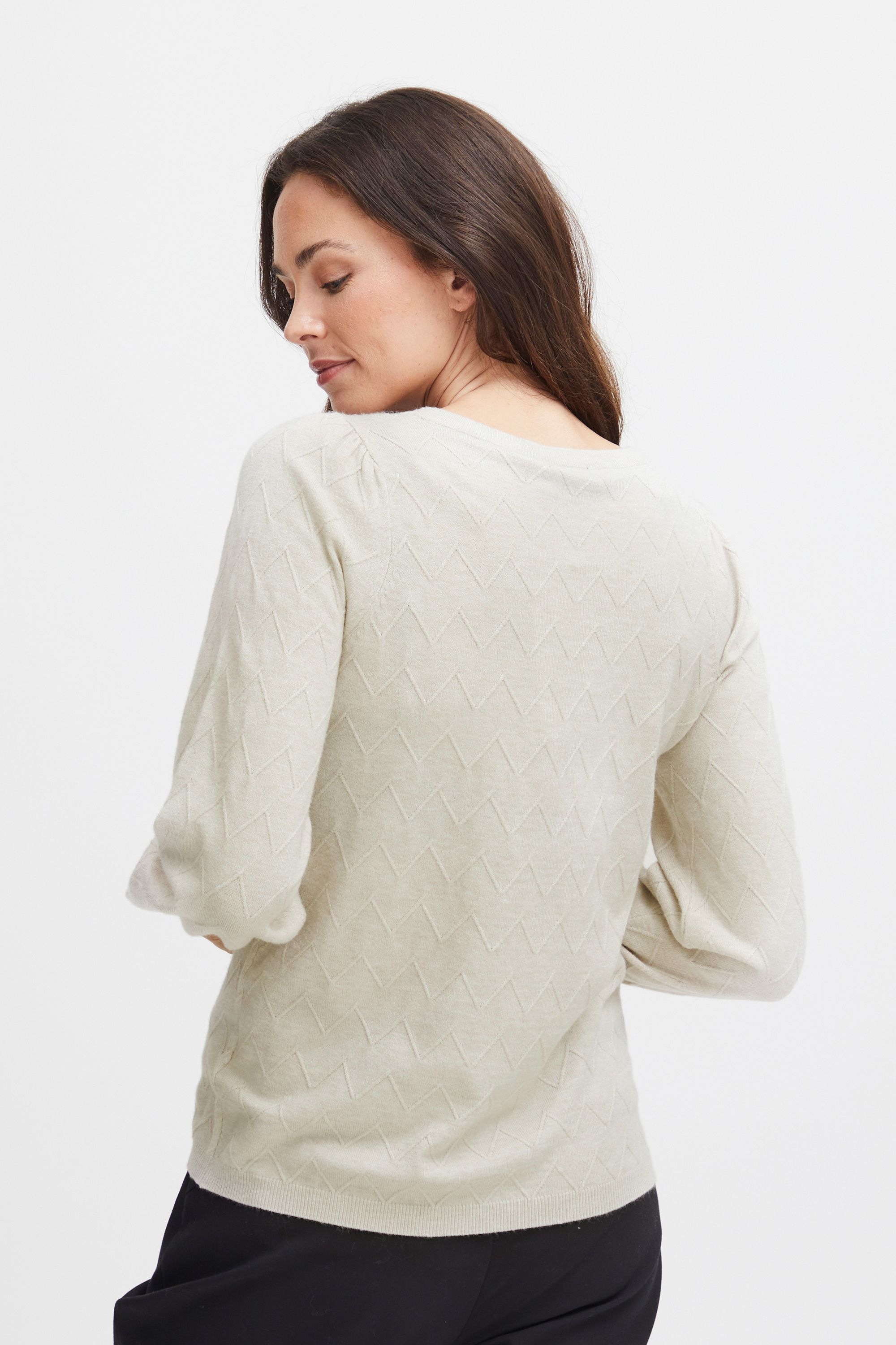 fransa Strickfleece-Pullover »Strickpullover FRMELANI PU 3«