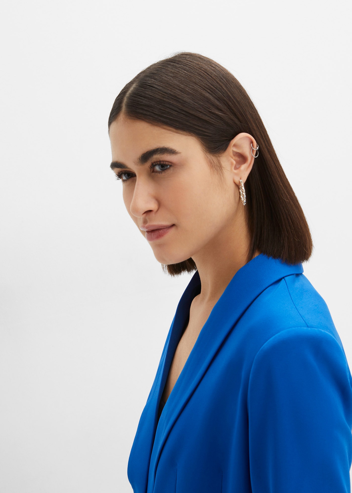 bonprix Jackenblazer »Blazer« für stilvollen Auftritt, mit Schalkragen, aus Polyester und Elasthan