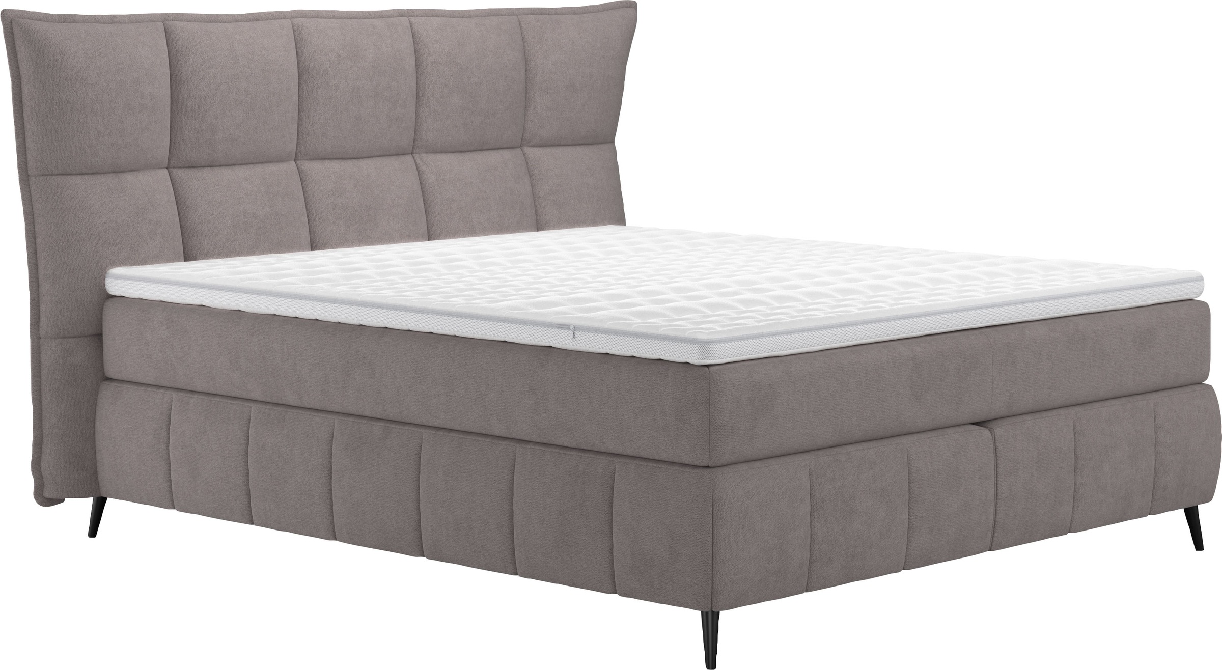 COTTA Boxspringbett »Sarah« inkl. Topper, 2 Matratzenkerne, Härtegrade H2, H3 oder H4