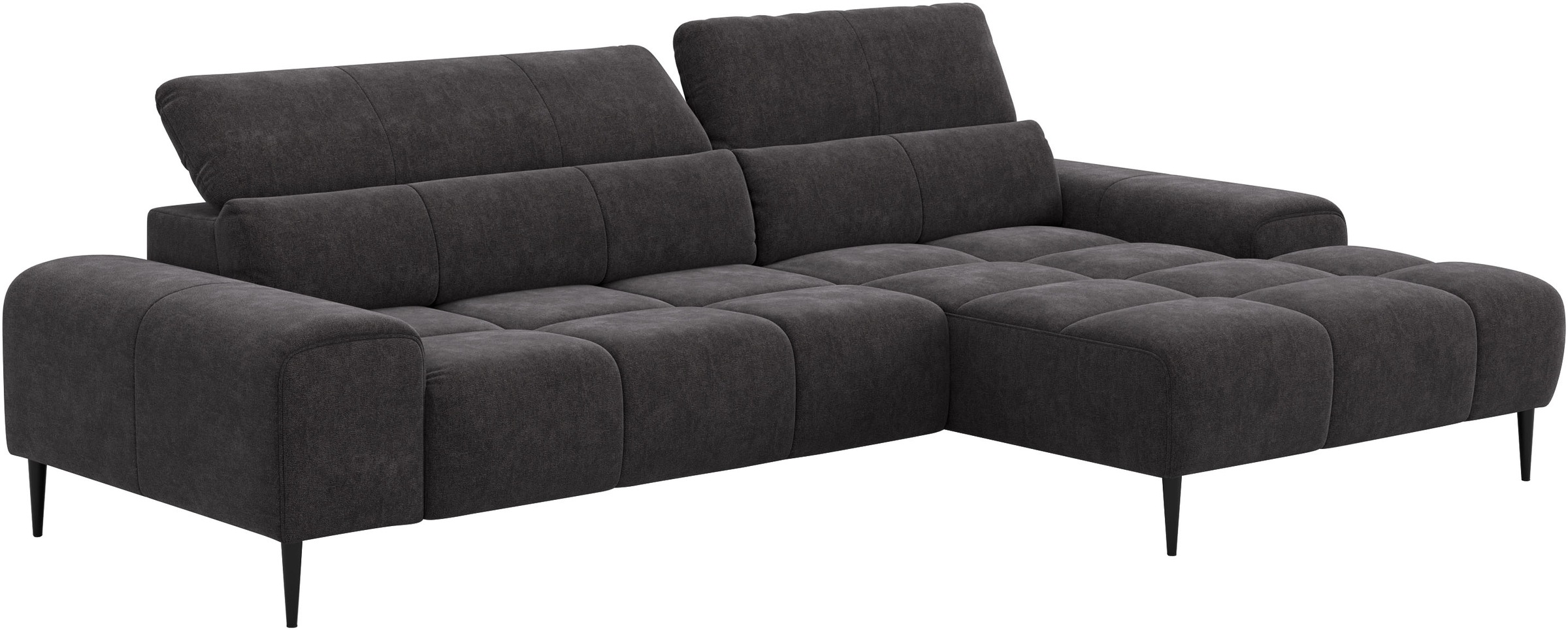 COTTA Ecksofa »Theo L-Form, B: 290 cm« mit Kopfteilverstellung, optional Sitztiefenverstellung