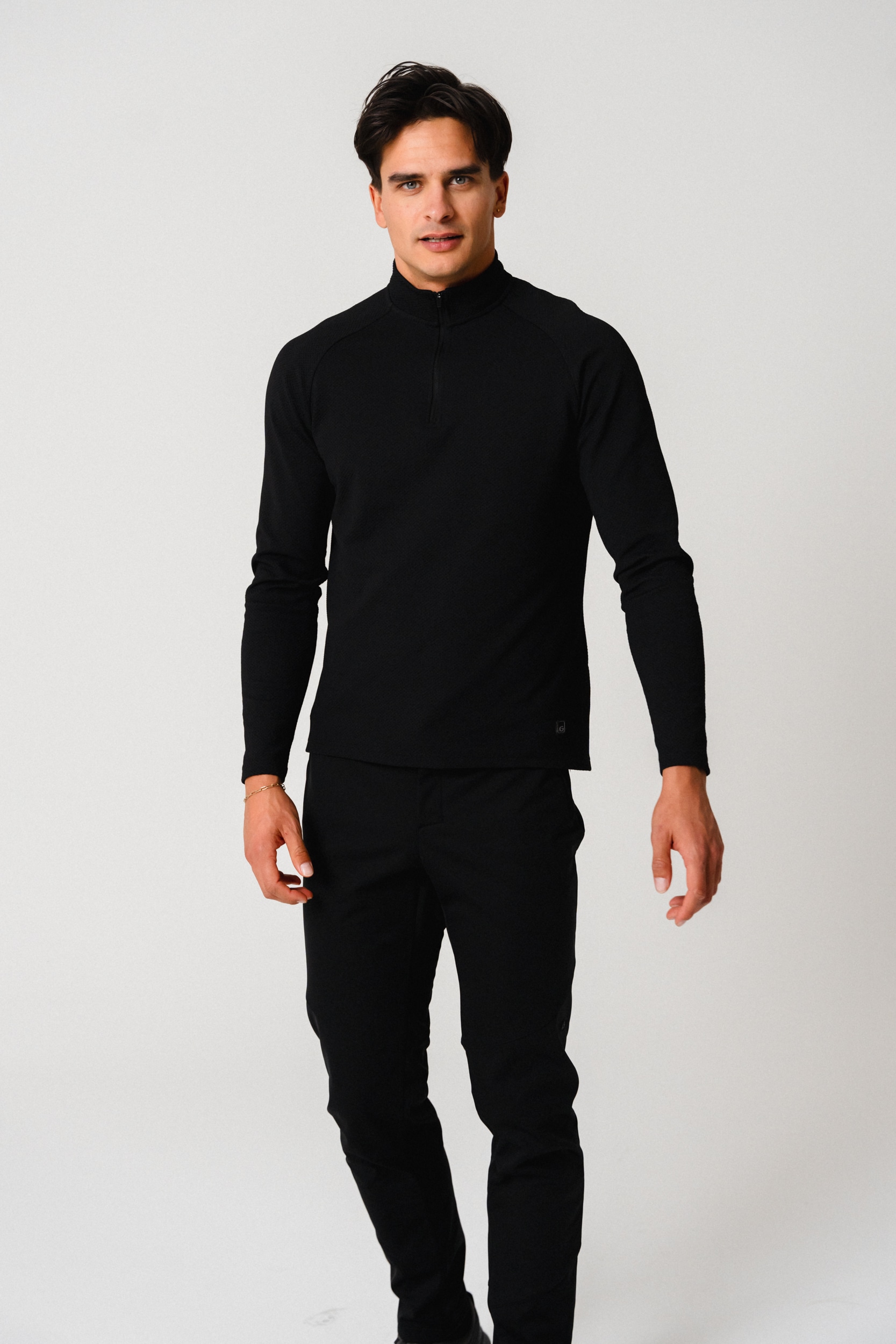 Gonso Radtrikot »Essential Jersey Longsleeve Therm M« Herren Radtrikot half-zip, langarm Trikot, Semi Fit
