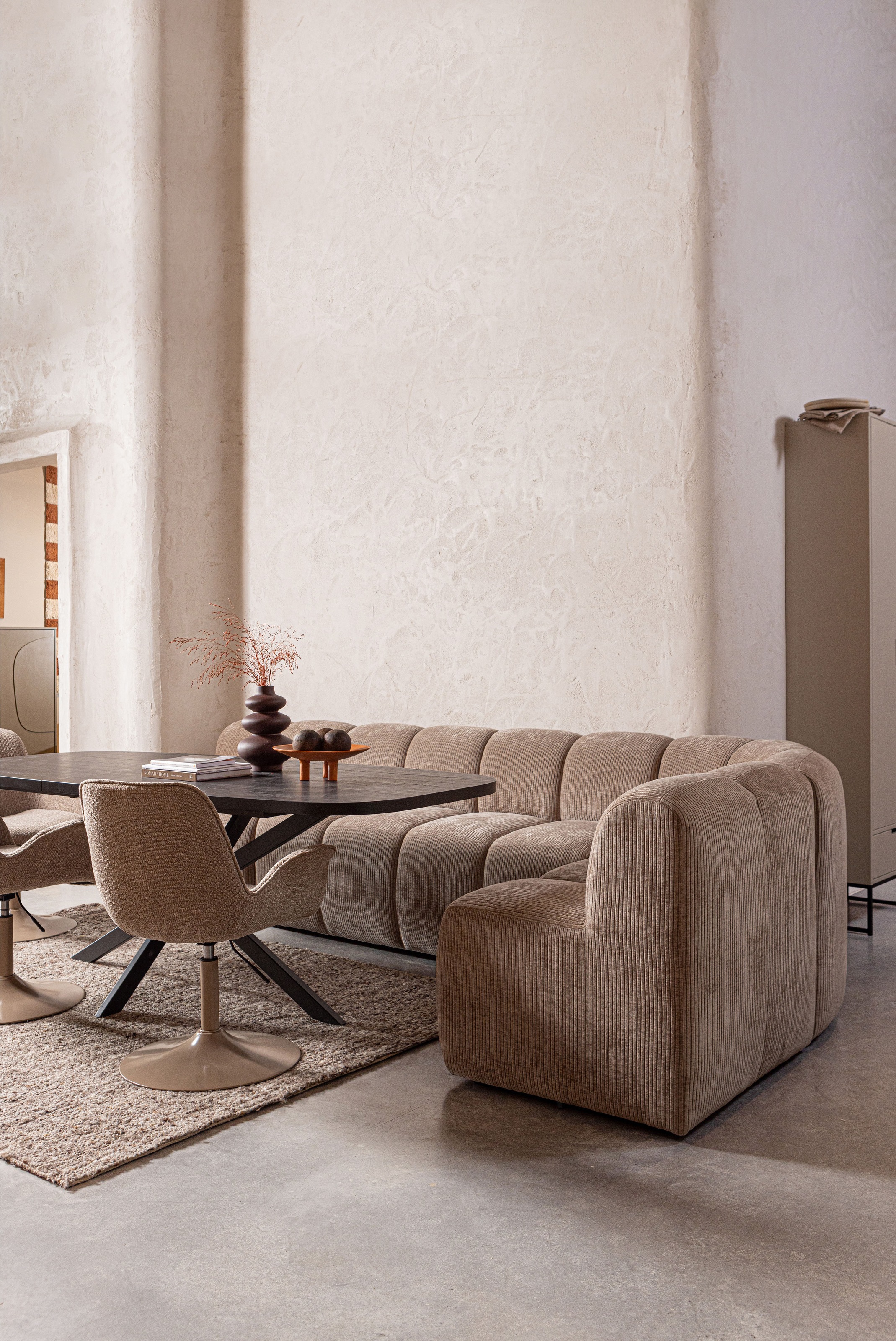 WOOOD Küchensofa »Mojo mit Bezug und Rückenlehne, B 164 x T 73 x H 83 cm« Ausgezeichnete Verschleißfestigkeit, Steppnähte, Tragkraft 150 kg