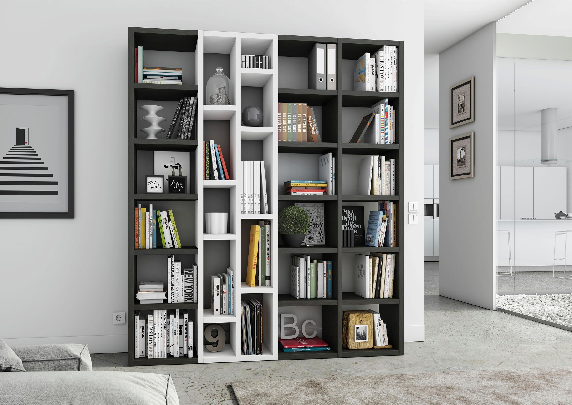fif möbel Raumteilerregal »TOR390-2«, Breite 190 cm